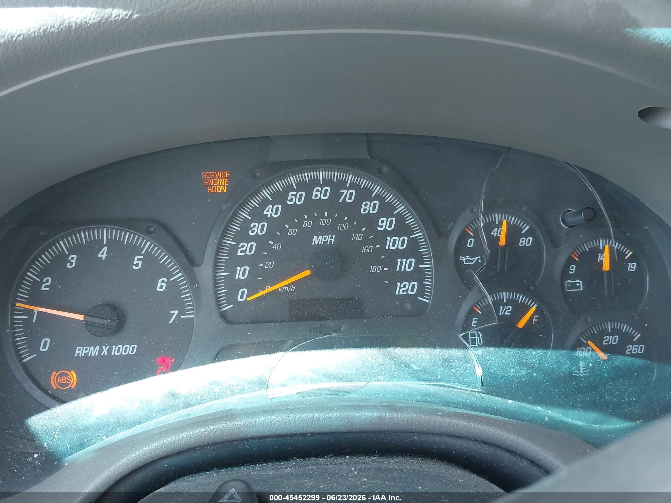2004 Chevrolet Trailblazer Ext Ls Gray vin: 1GNET16S446103279