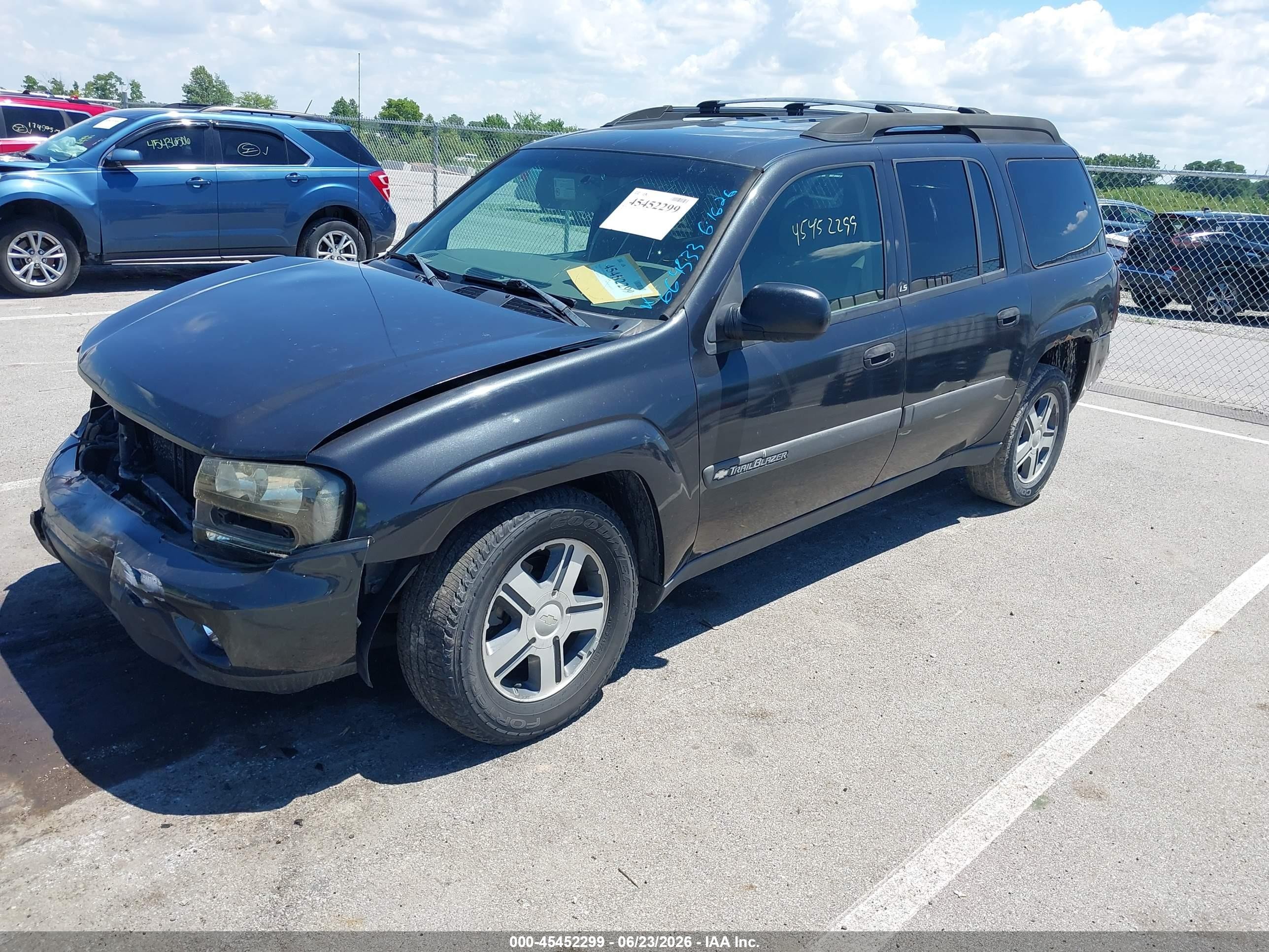 2004 Chevrolet Trailblazer Ext Ls Gray vin: 1GNET16S446103279