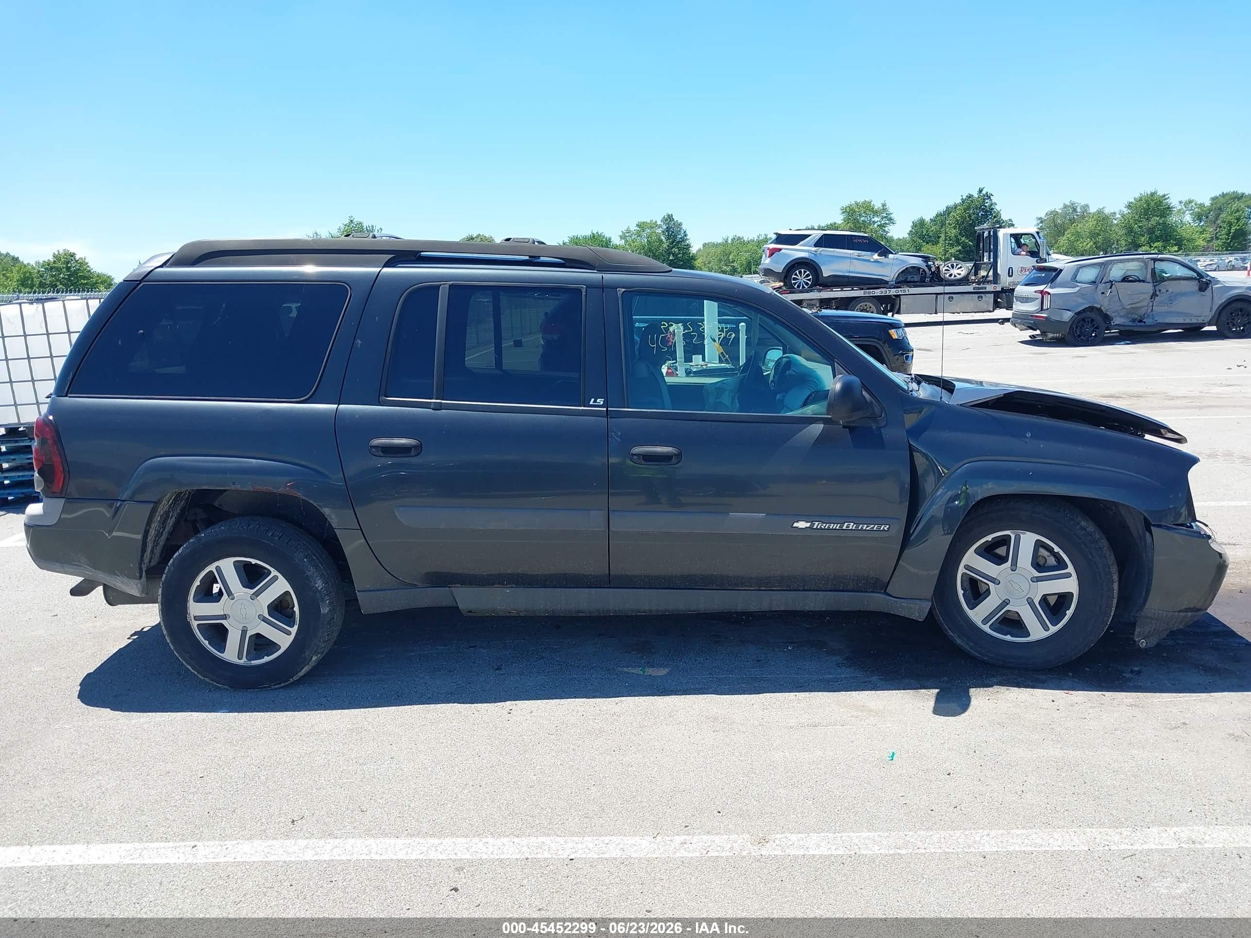 2004 Chevrolet Trailblazer Ext Ls Gray vin: 1GNET16S446103279