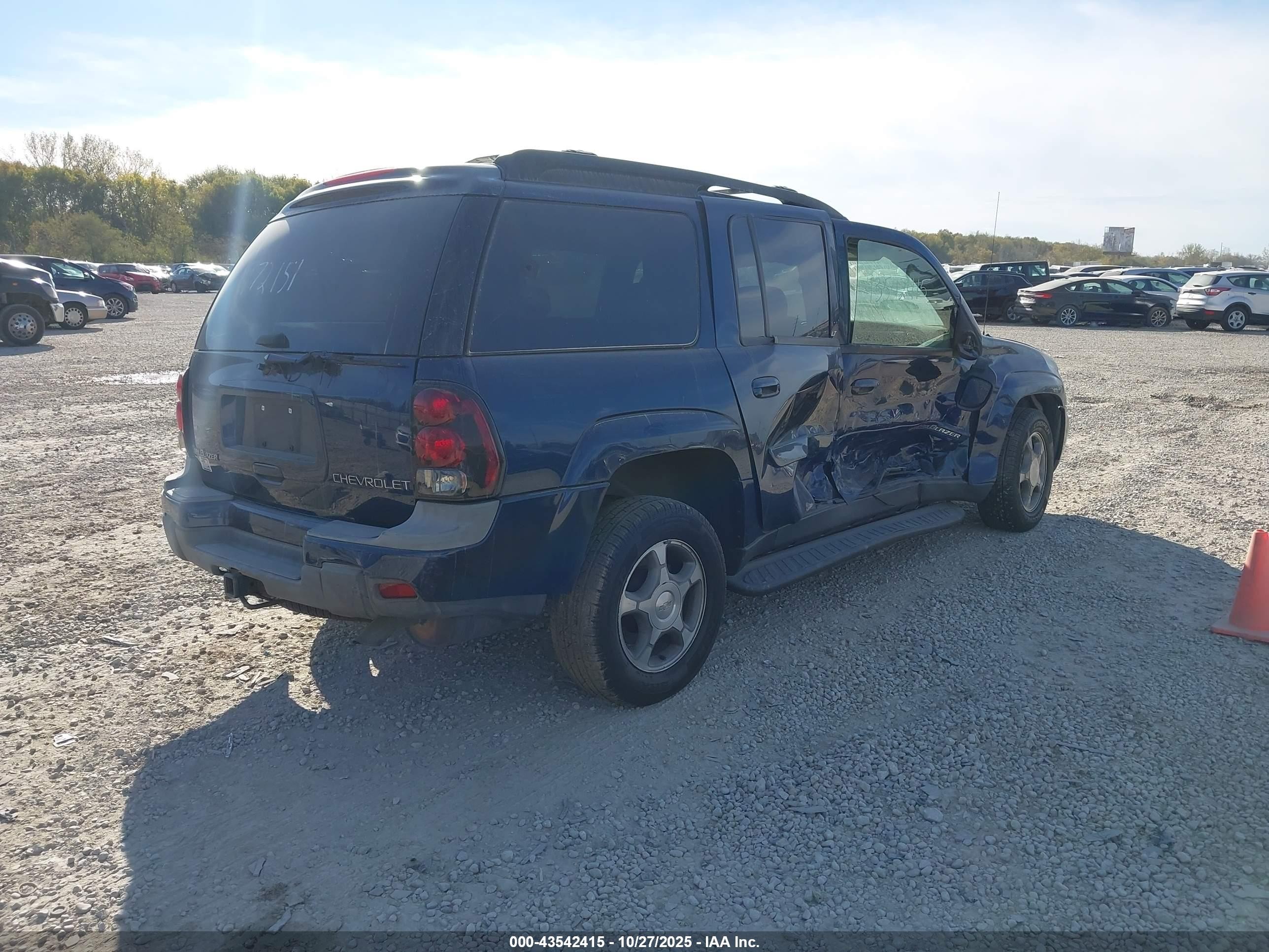 2004 Chevrolet Trailblazer Ext Lt Blue vin: 1GNET16S446172151