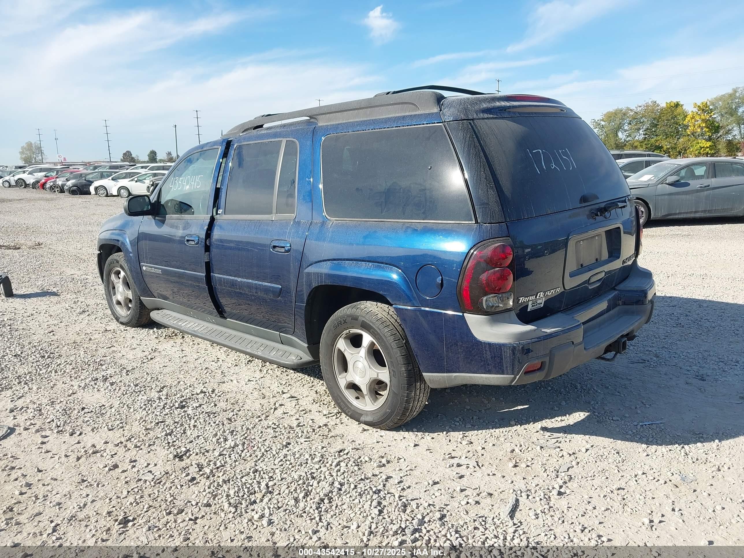 2004 Chevrolet Trailblazer Ext Lt Blue vin: 1GNET16S446172151