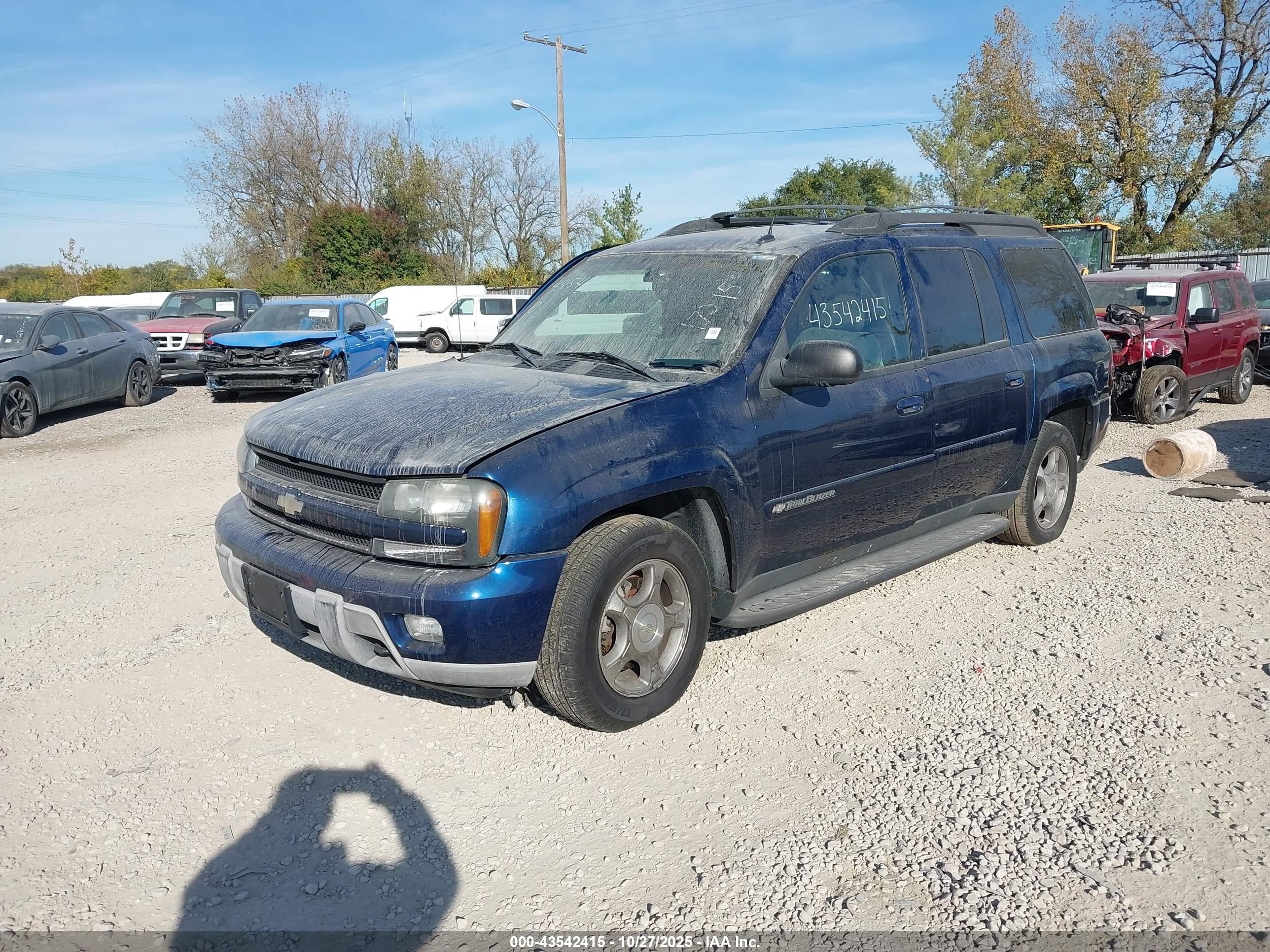 2004 Chevrolet Trailblazer Ext Lt Blue vin: 1GNET16S446172151