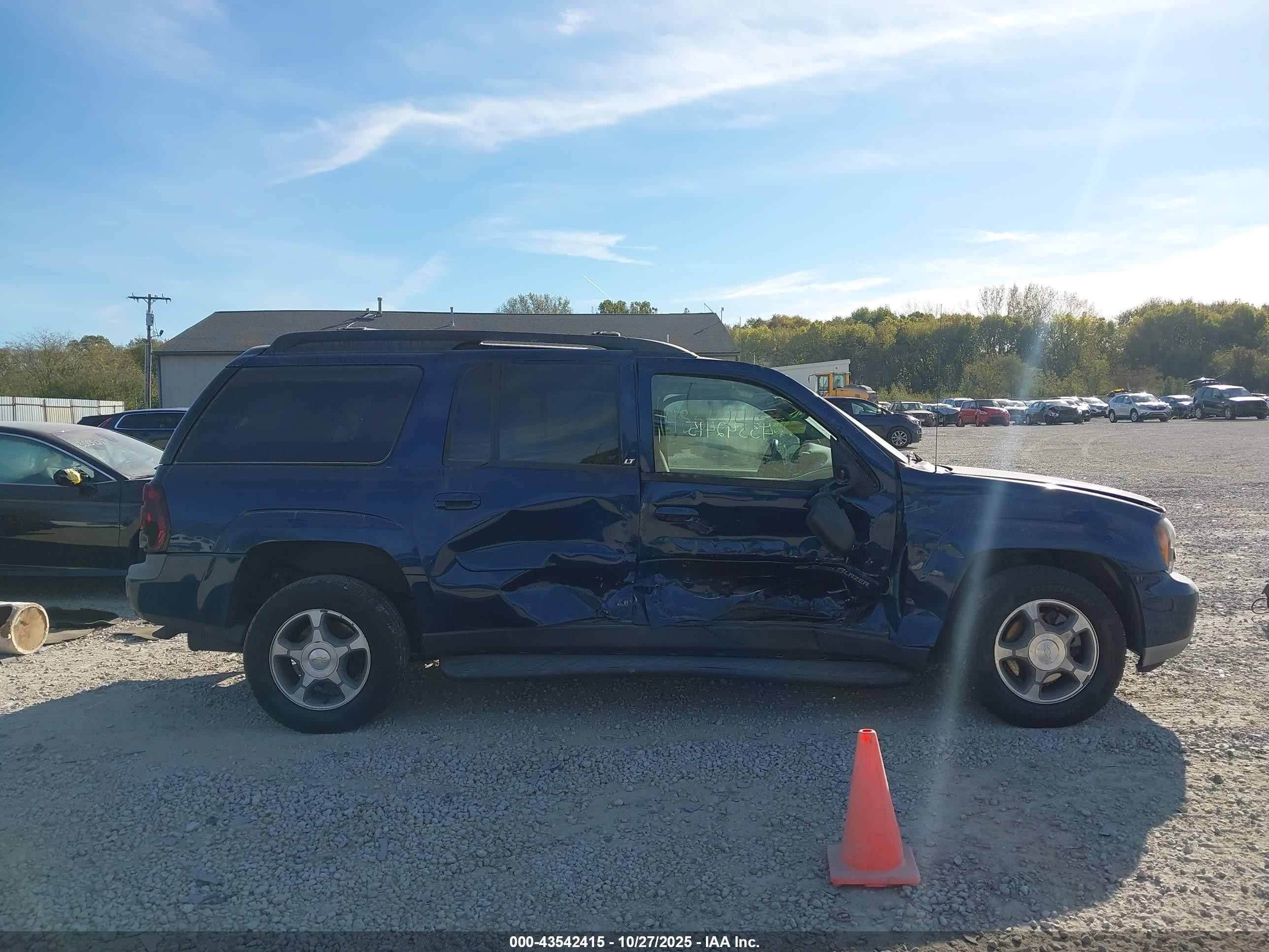 2004 Chevrolet Trailblazer Ext Lt Blue vin: 1GNET16S446172151