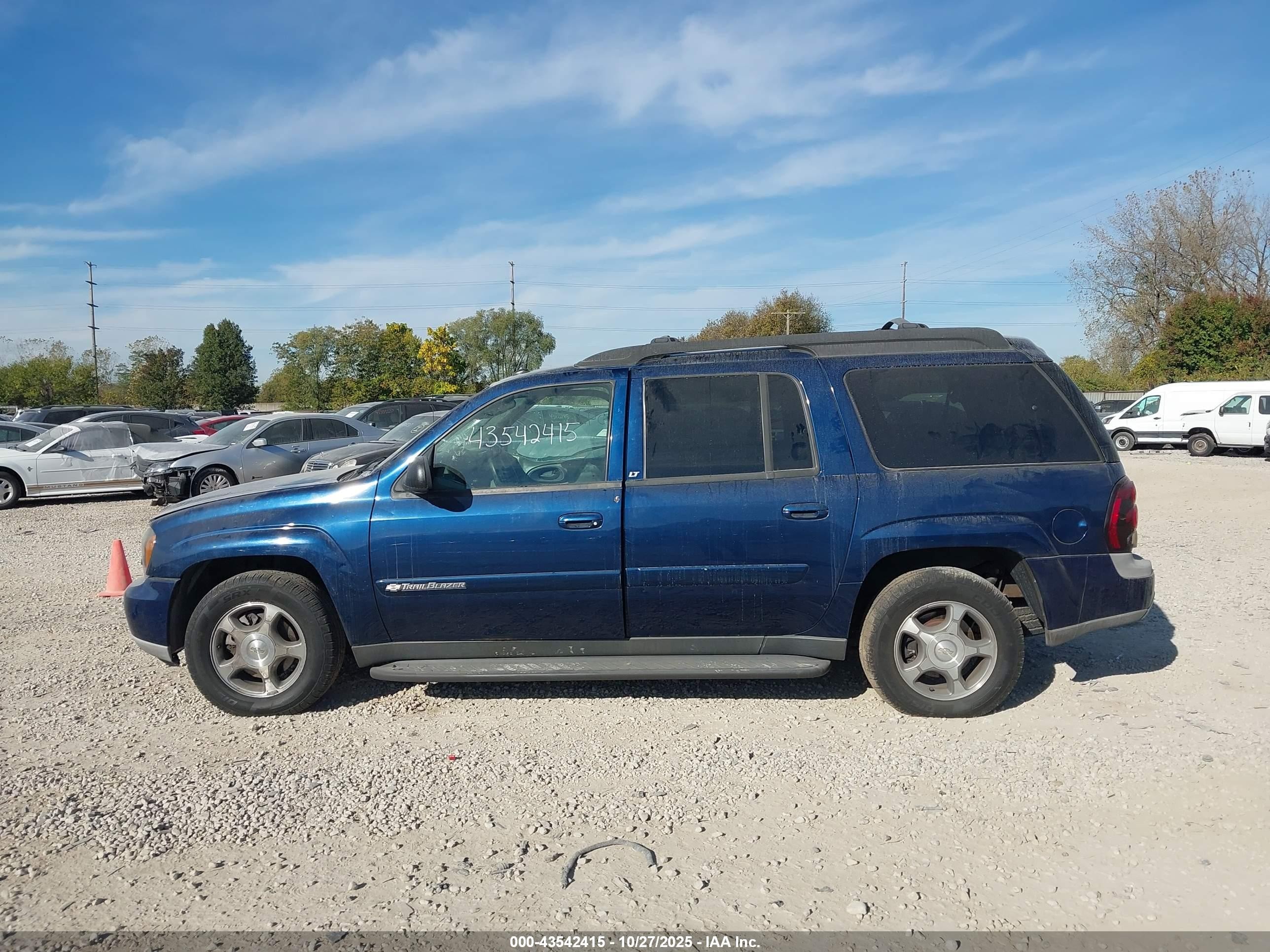 2004 Chevrolet Trailblazer Ext Lt Blue vin: 1GNET16S446172151