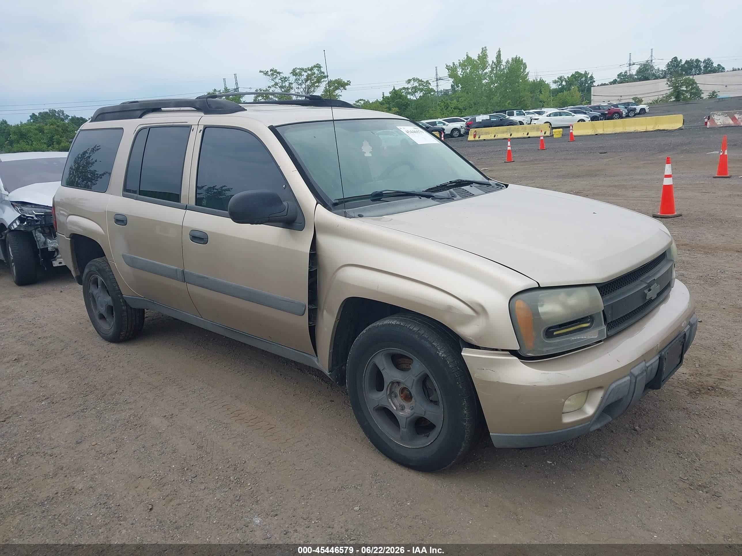 2005 Chevrolet Trailblazer Ext Ls Beige vin: 1GNET16S456130080