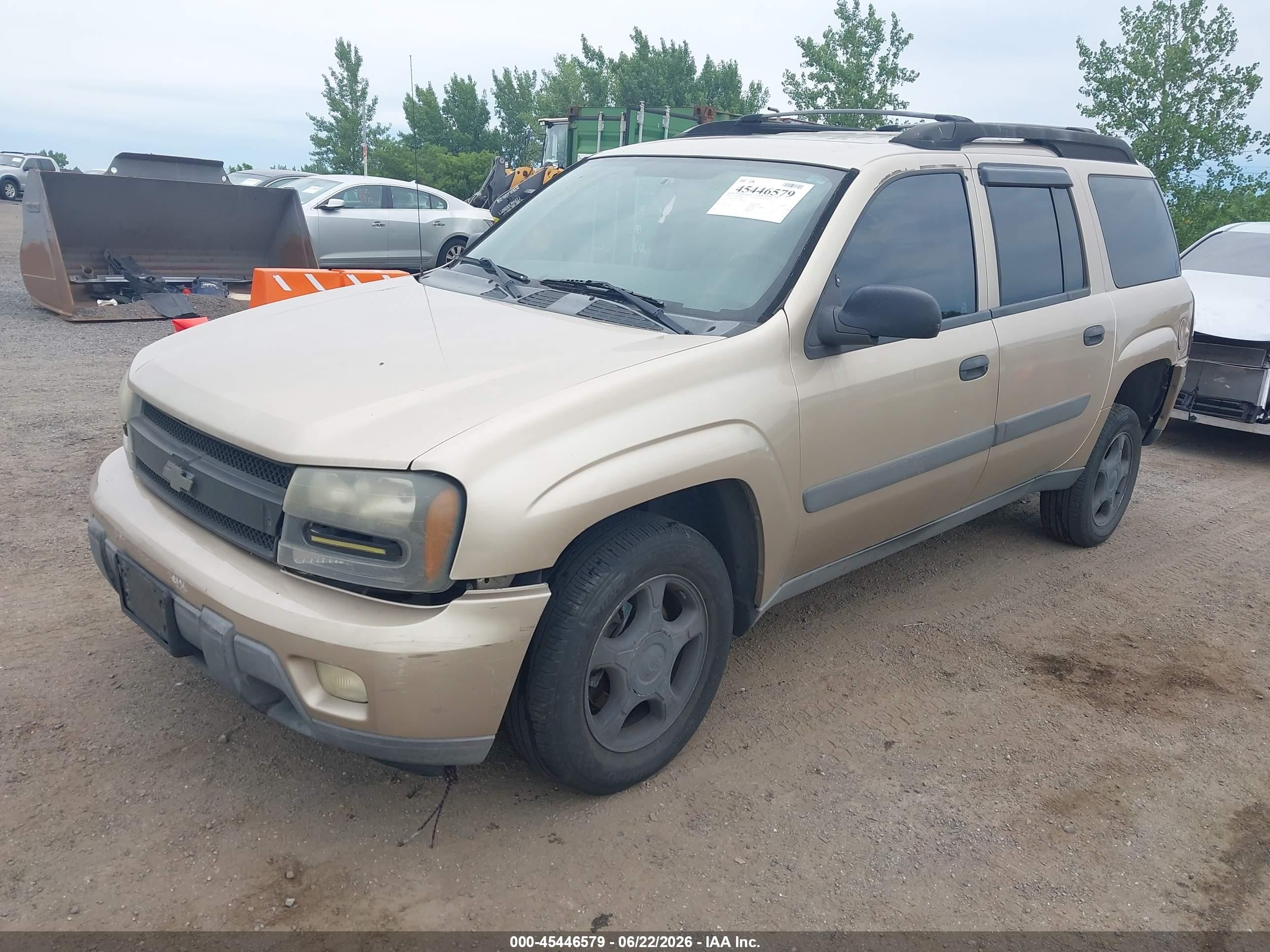 2005 Chevrolet Trailblazer Ext Ls Beige vin: 1GNET16S456130080