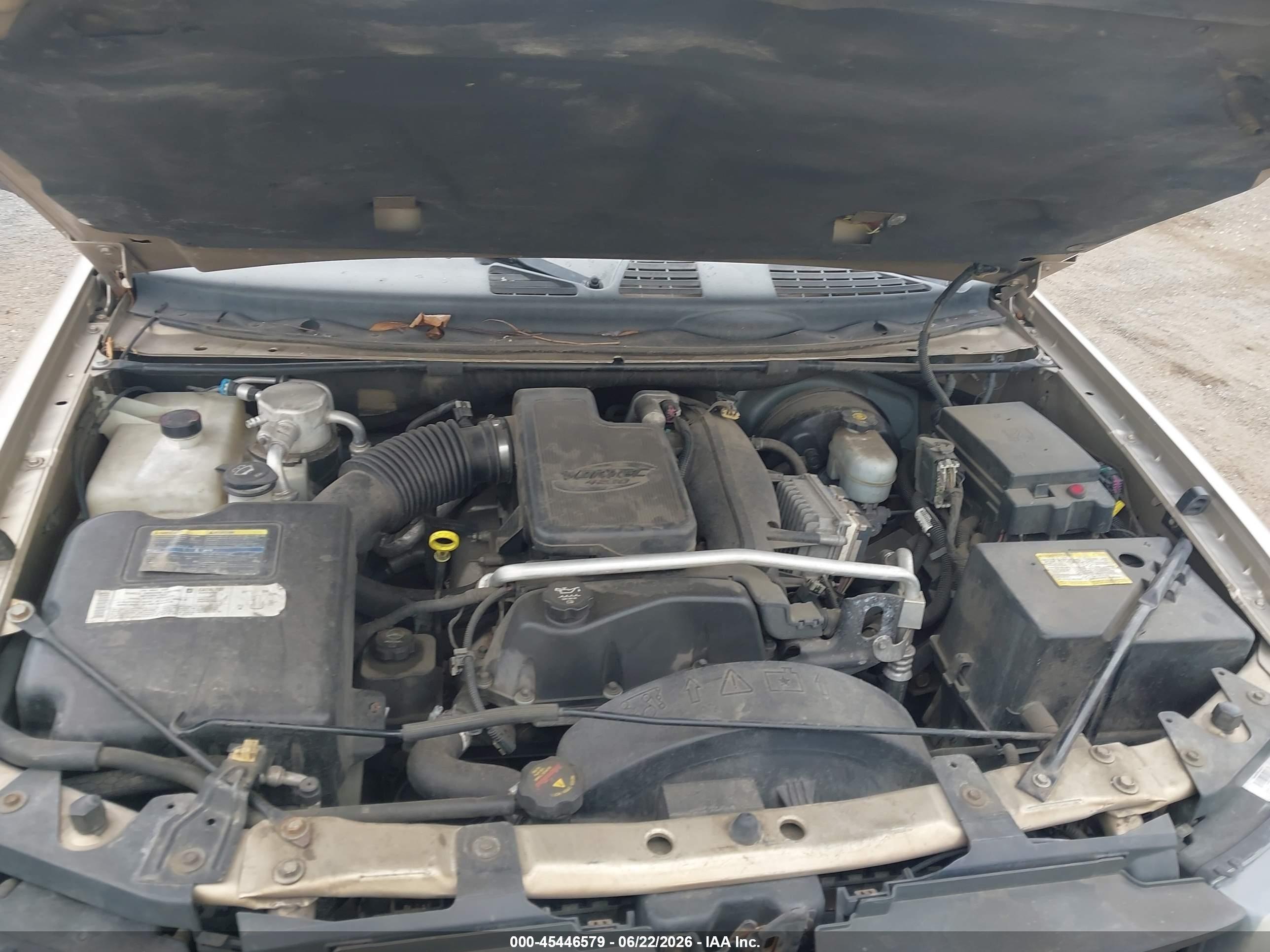 2005 Chevrolet Trailblazer Ext Ls Beige vin: 1GNET16S456130080