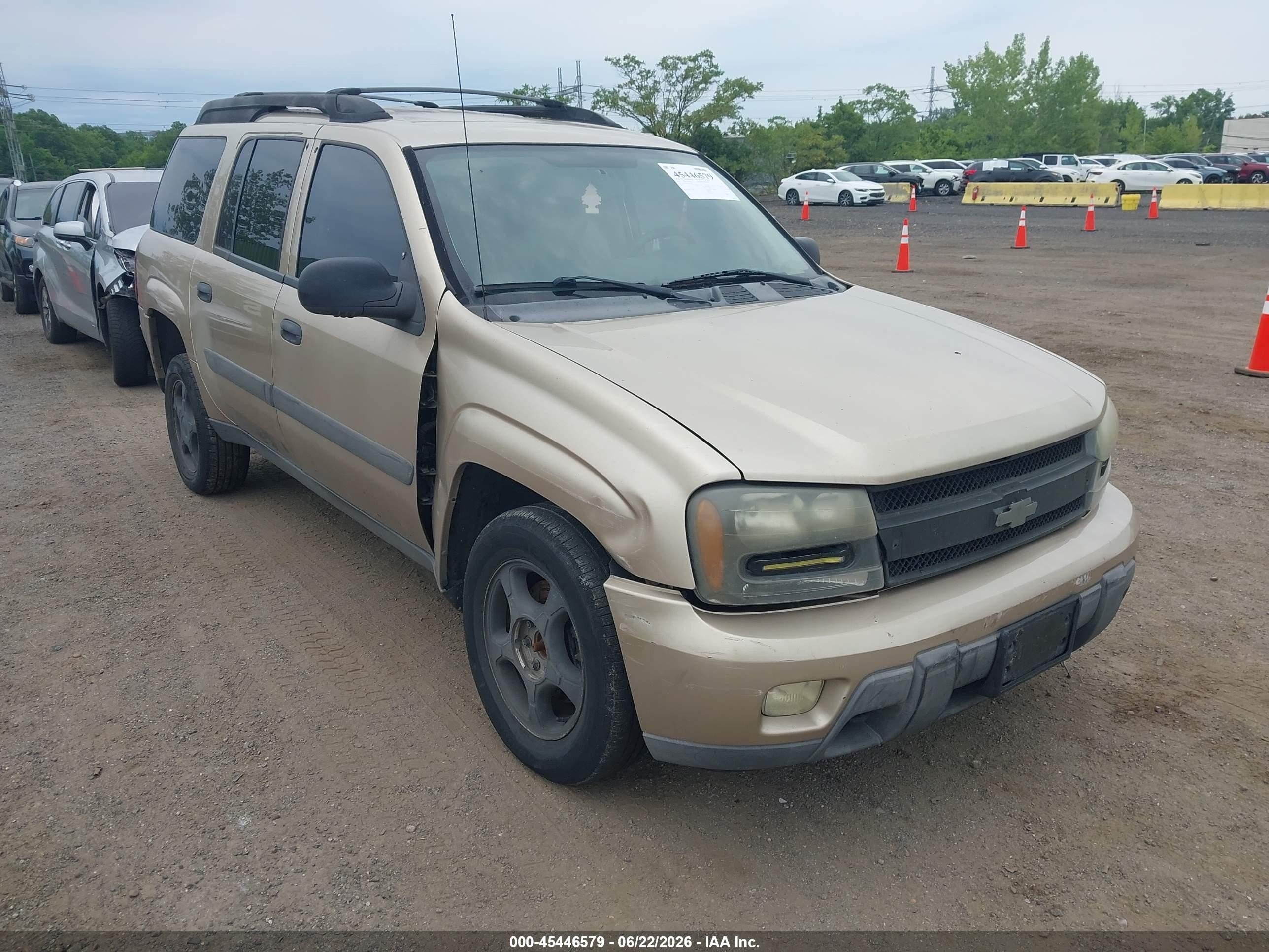 2005 Chevrolet Trailblazer Ext Ls Beige vin: 1GNET16S456130080