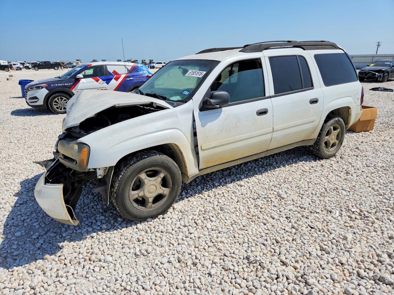 2006 Chevrolet Trailblazer Ext Ls White vin: 1GNET16S466160990