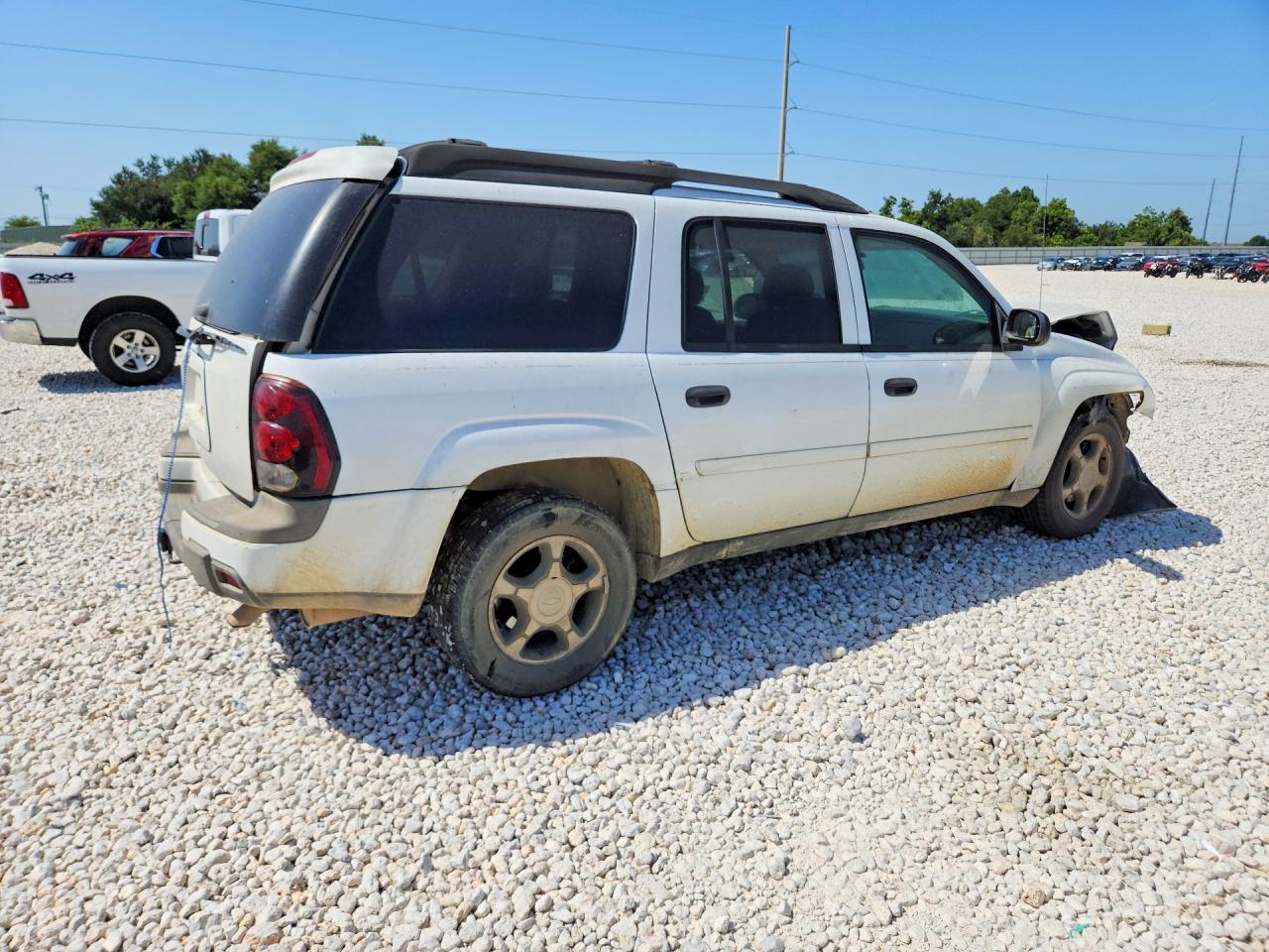 2006 Chevrolet Trailblazer Ext Ls White vin: 1GNET16S466160990