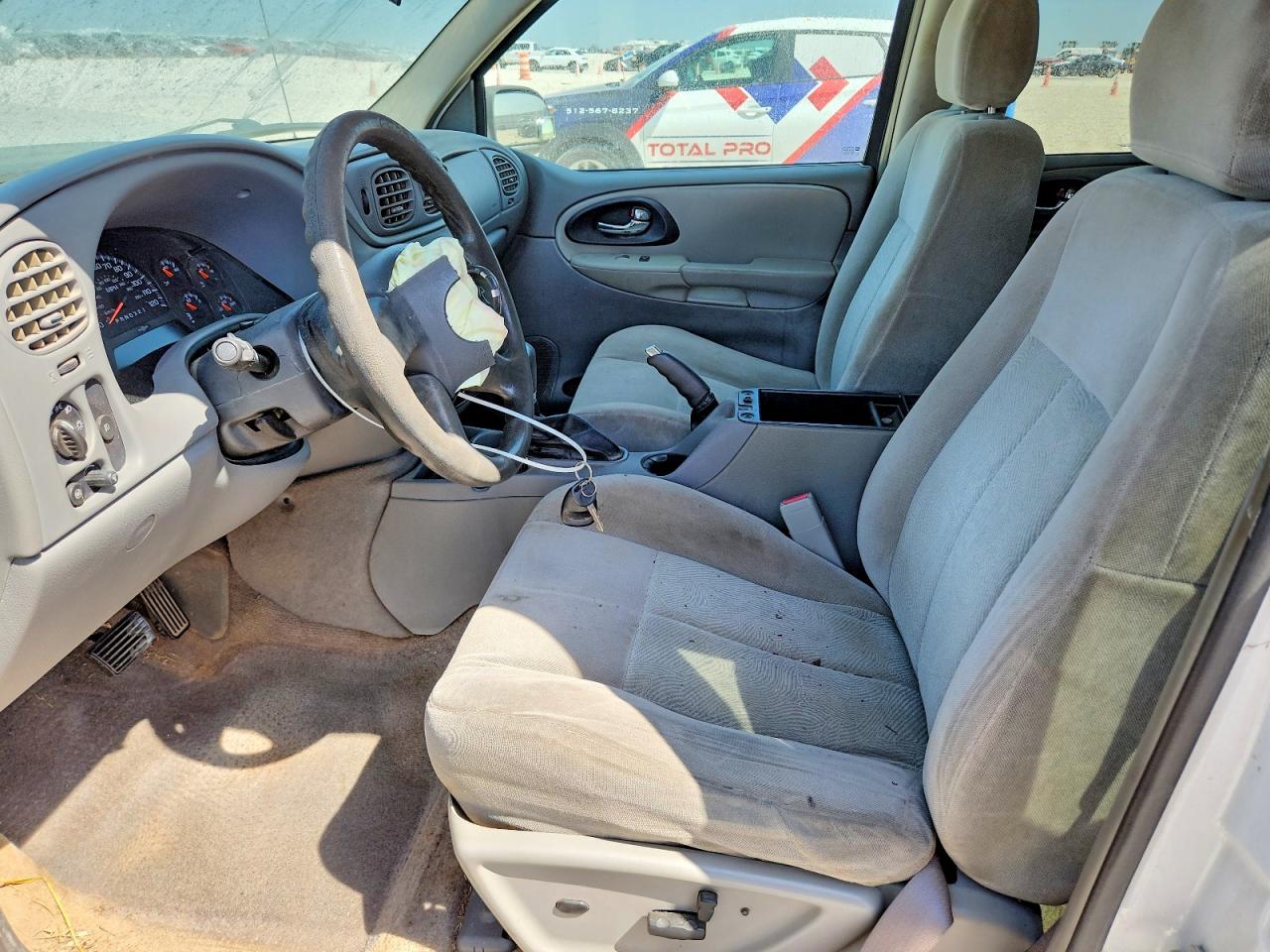 2006 Chevrolet Trailblazer Ext Ls White vin: 1GNET16S466160990