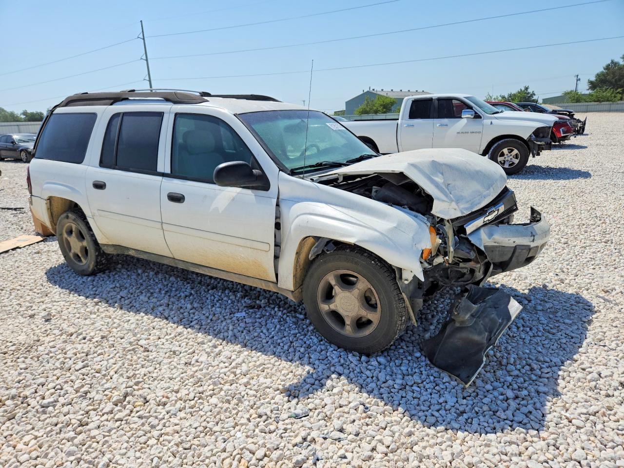2006 Chevrolet Trailblazer Ext Ls White vin: 1GNET16S466160990