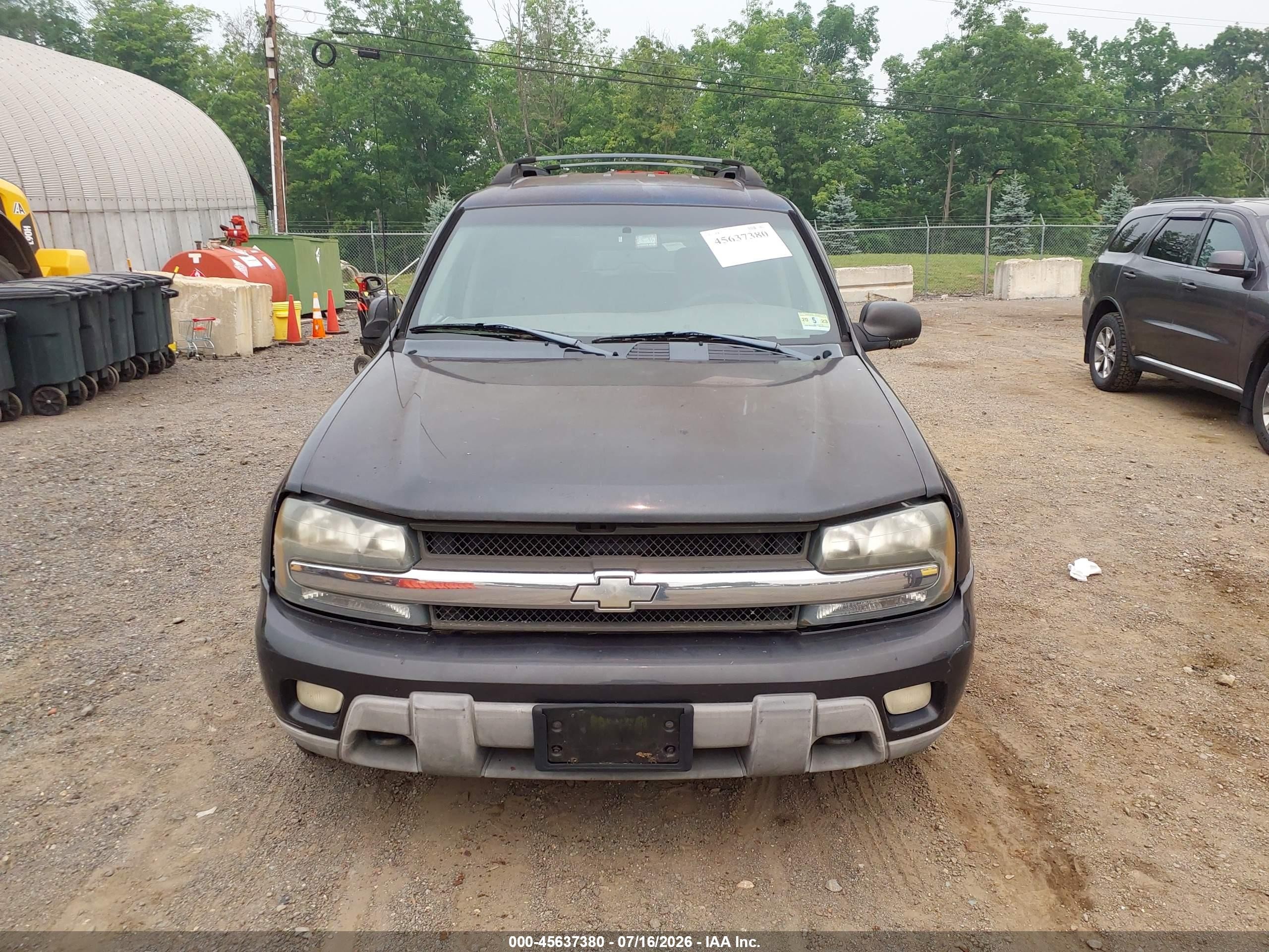 2004 Chevrolet Trailblazer Ext Ls Gray vin: 1GNET16S546209336