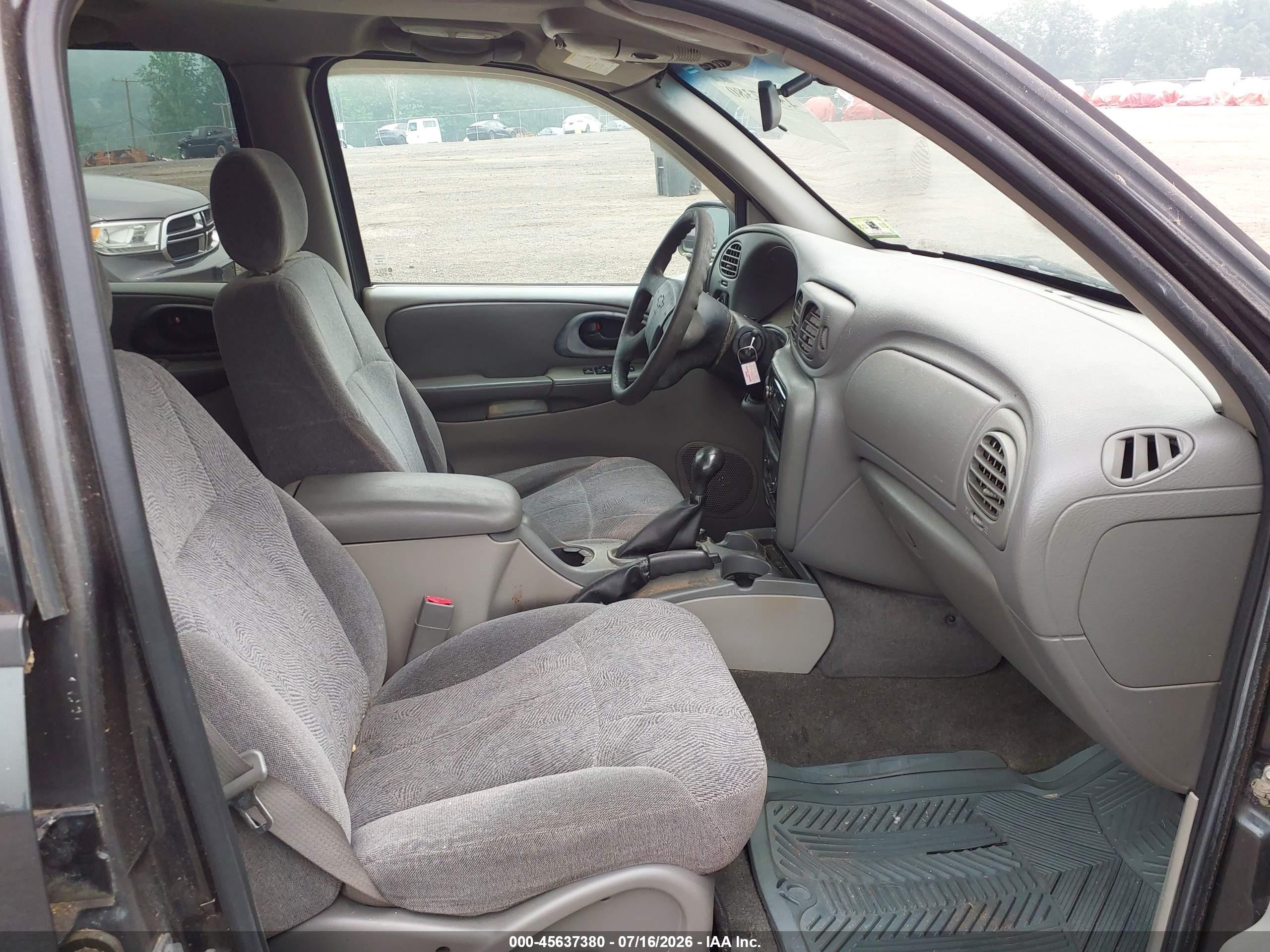 2004 Chevrolet Trailblazer Ext Ls Gray vin: 1GNET16S546209336