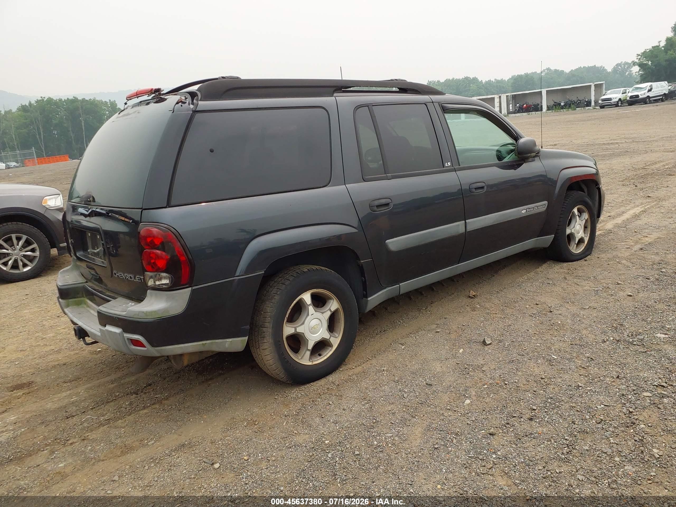 2004 Chevrolet Trailblazer Ext Ls Gray vin: 1GNET16S546209336