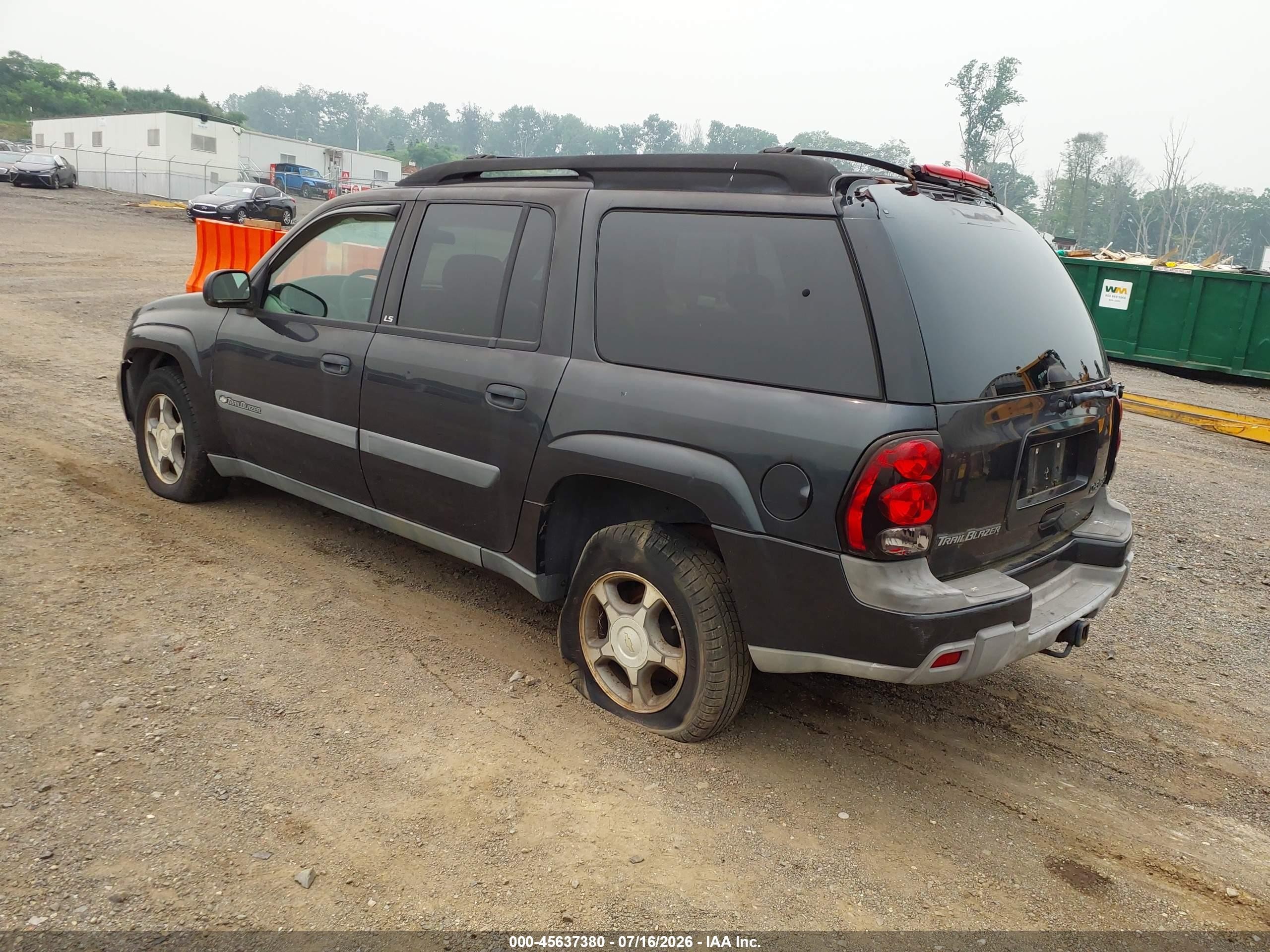2004 Chevrolet Trailblazer Ext Ls Gray vin: 1GNET16S546209336