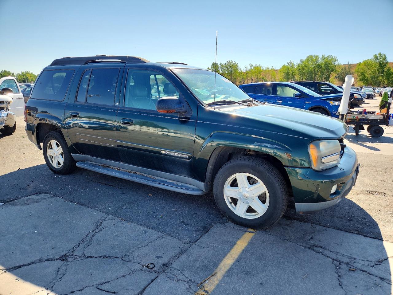 2002 Chevrolet Trailblazer Ext Green vin: 1GNET16S626134207