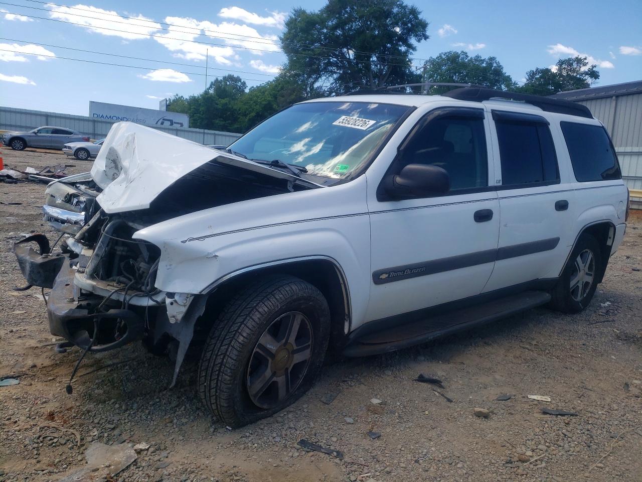 2004 Chevrolet Trailblazer Ext Ls White vin: 1GNET16S646108547