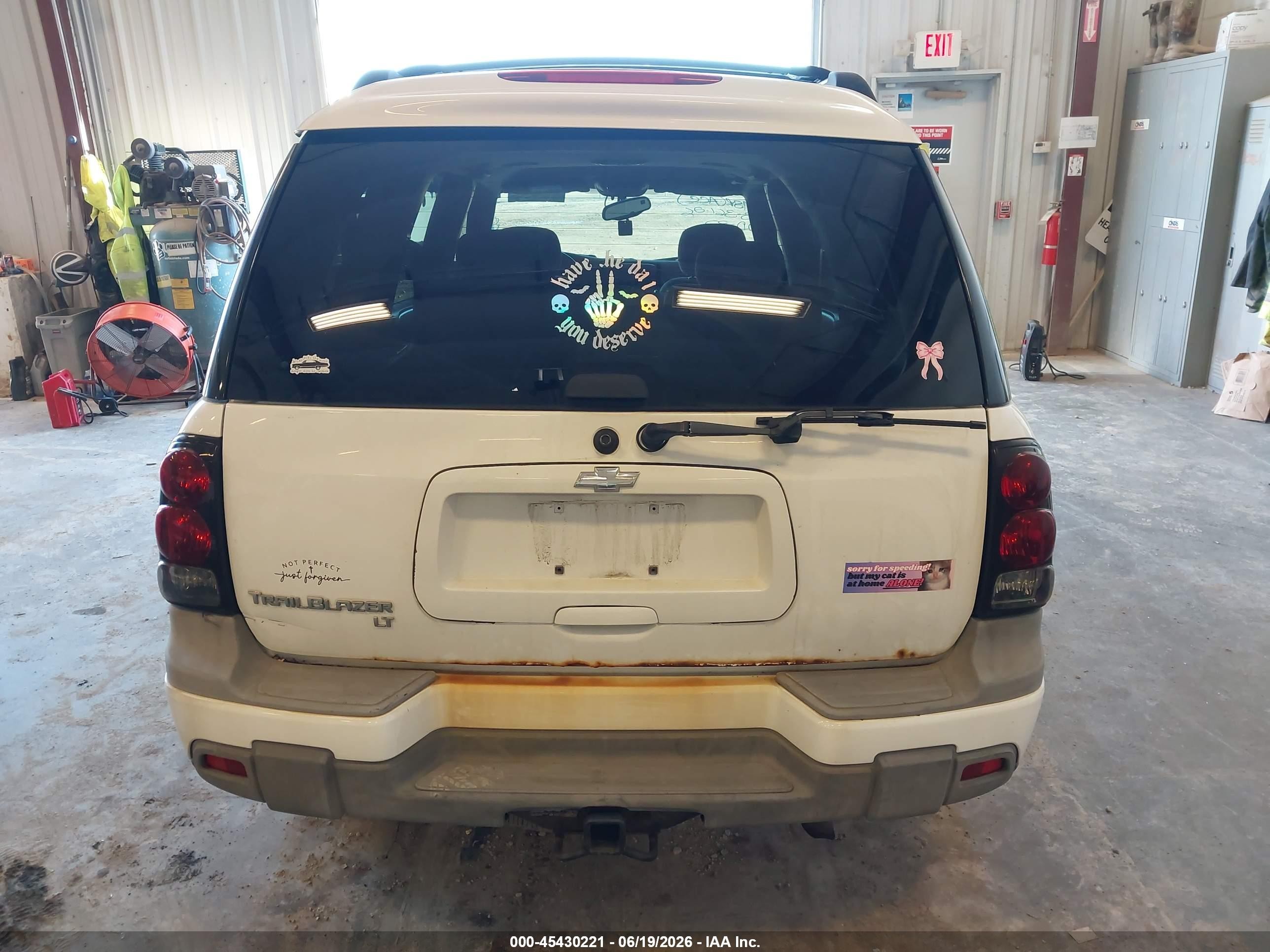 2005 Chevrolet Trailblazer Ext Ls/lt White vin: 1GNET16S656200288