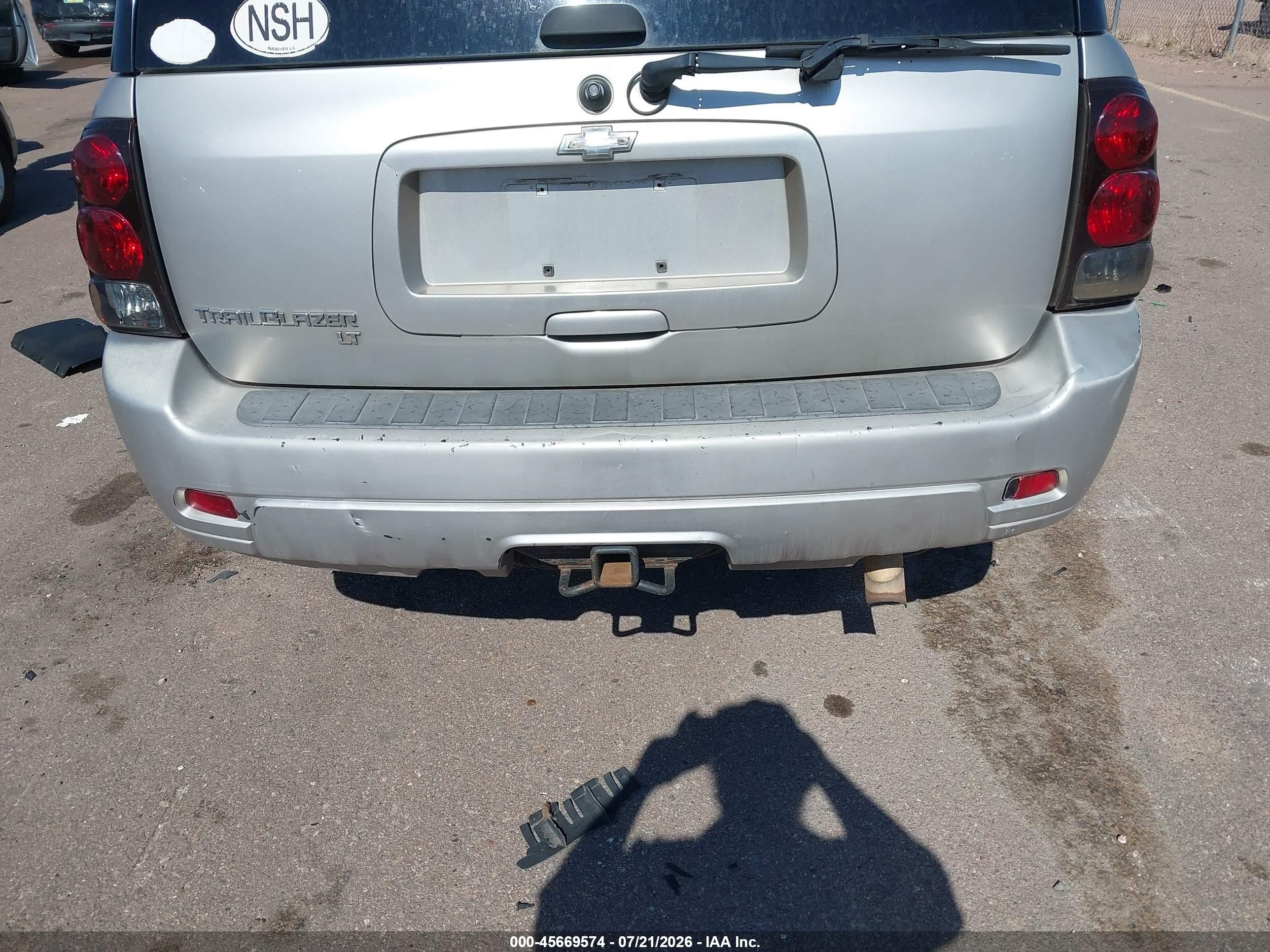 2006 Chevrolet Trailblazer Ext Lt Silver vin: 1GNET16S666171912