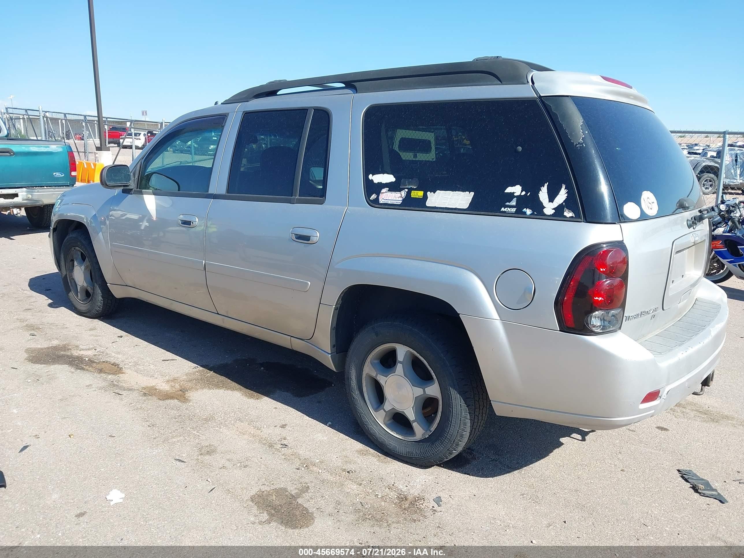 2006 Chevrolet Trailblazer Ext Lt Silver vin: 1GNET16S666171912