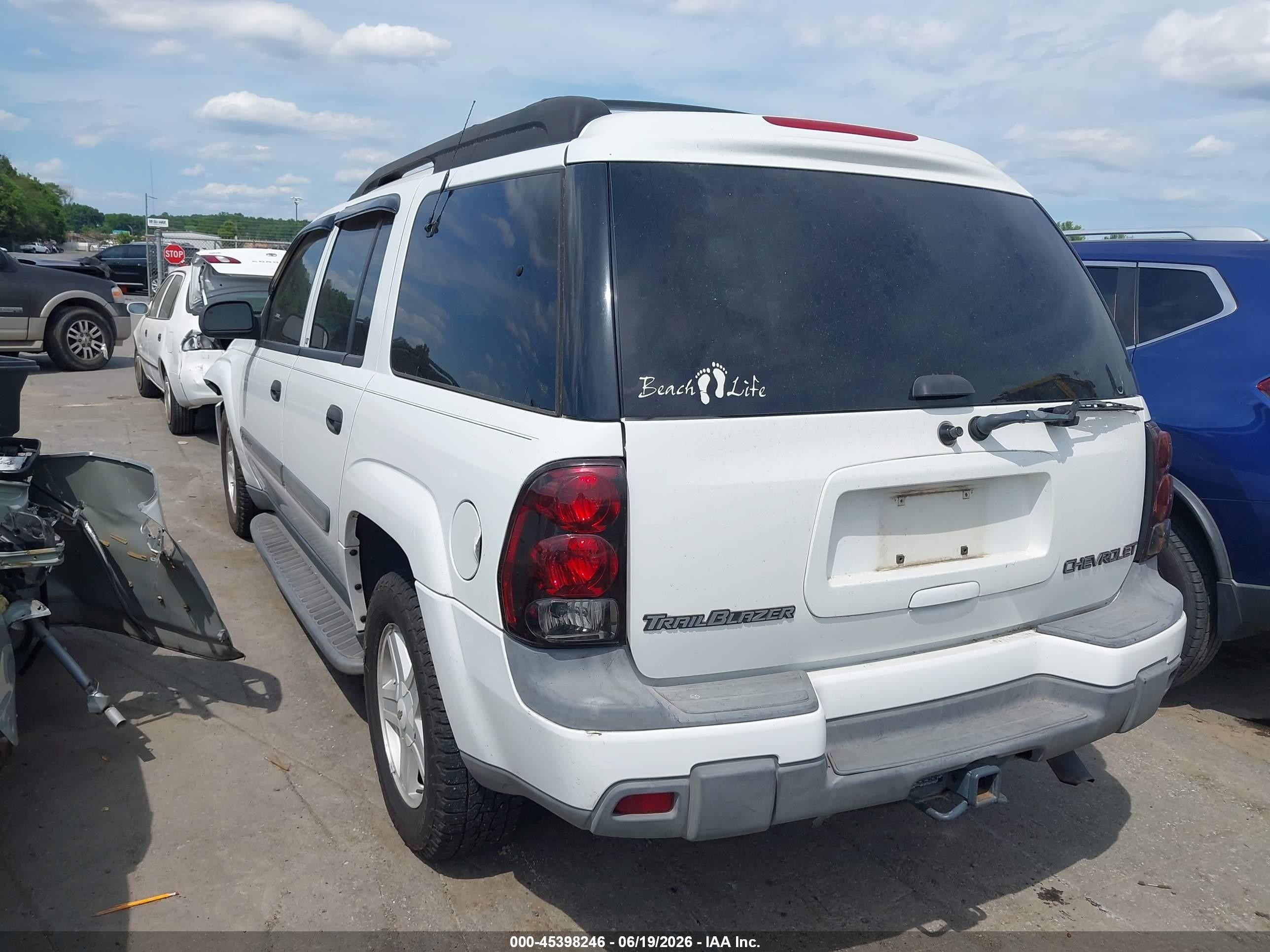 2002 Chevrolet Trailblazer Ext Lt White vin: 1GNET16S726101846