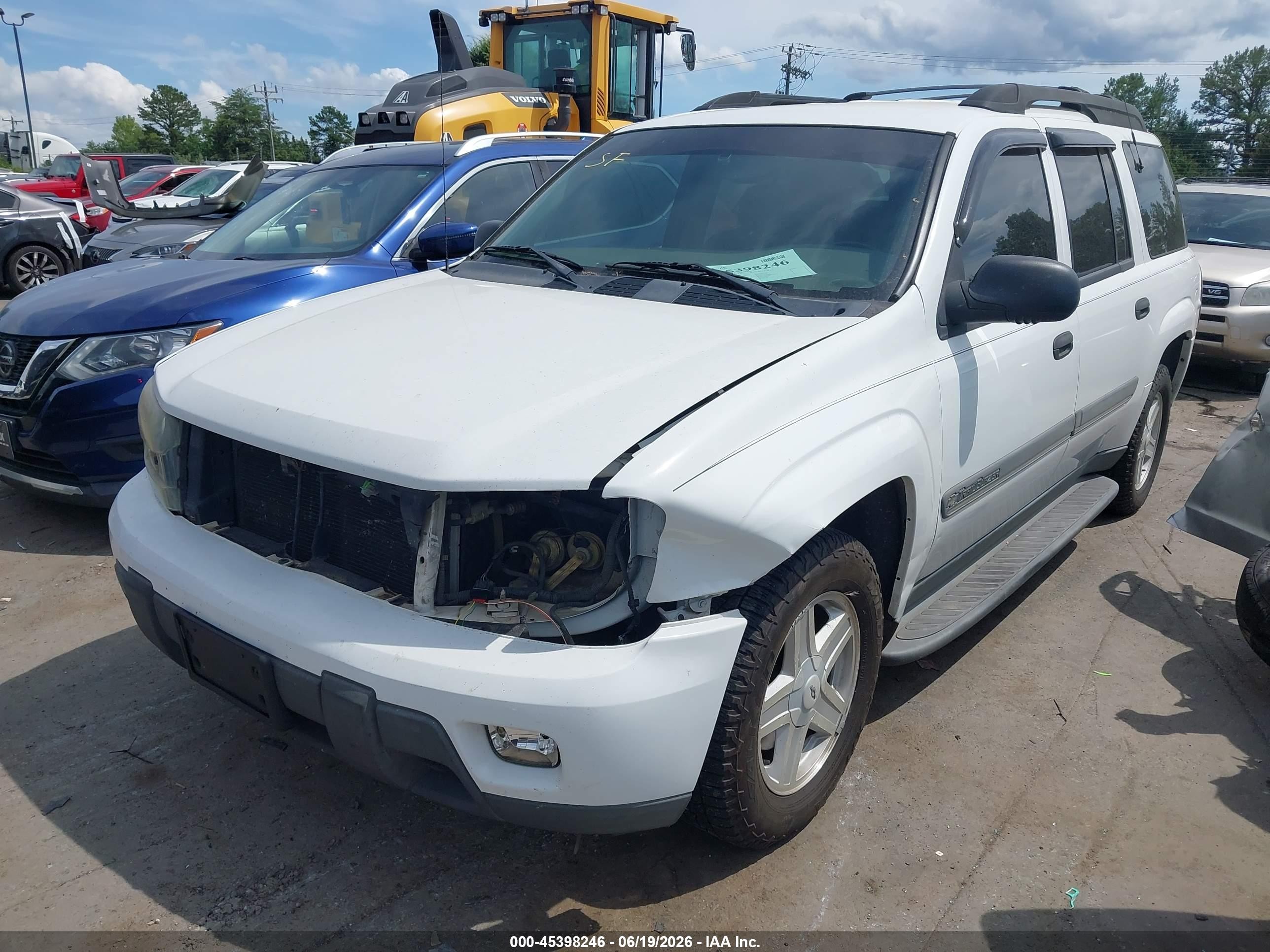 2002 Chevrolet Trailblazer Ext Lt White vin: 1GNET16S726101846