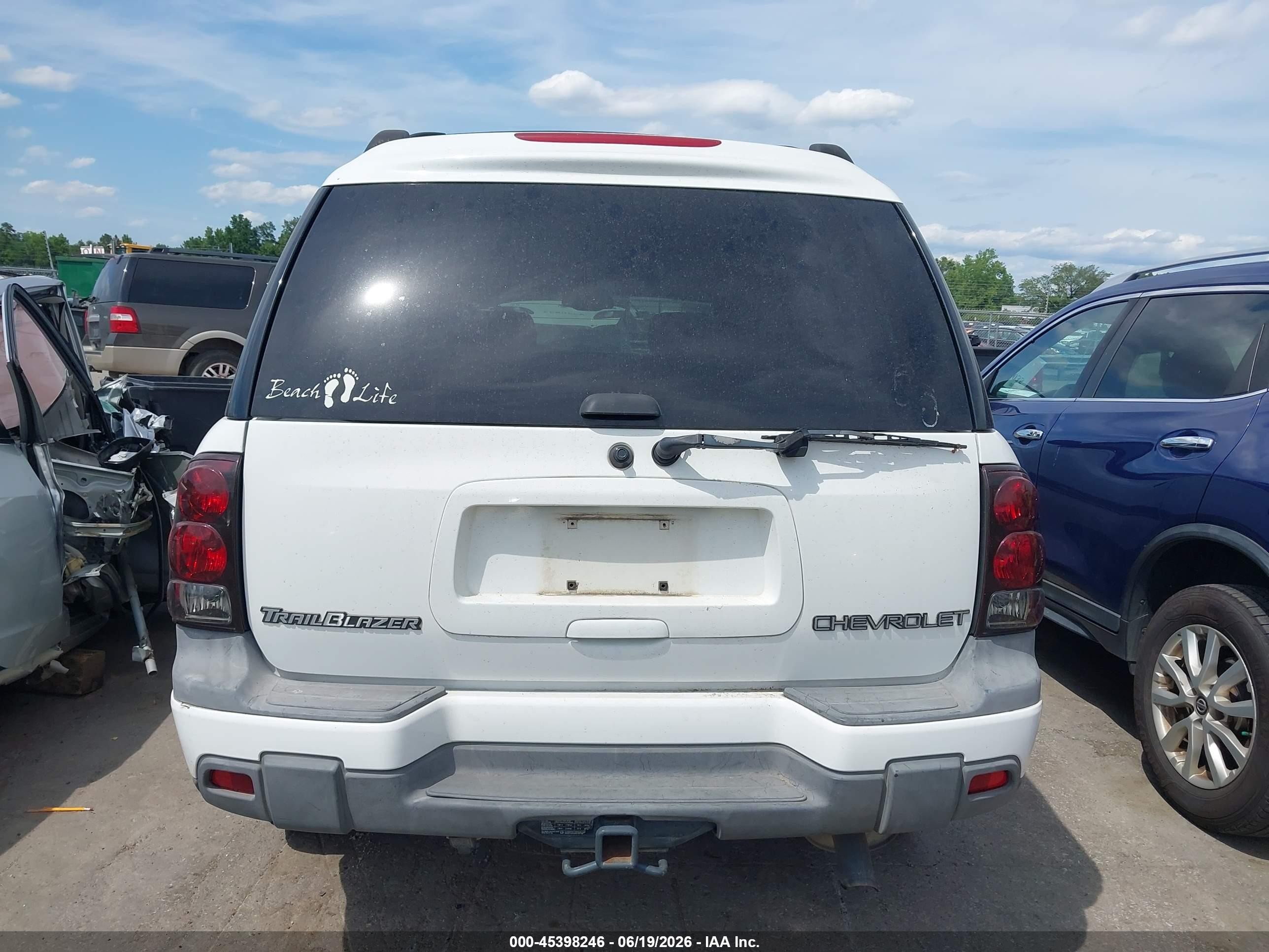 2002 Chevrolet Trailblazer Ext Lt White vin: 1GNET16S726101846