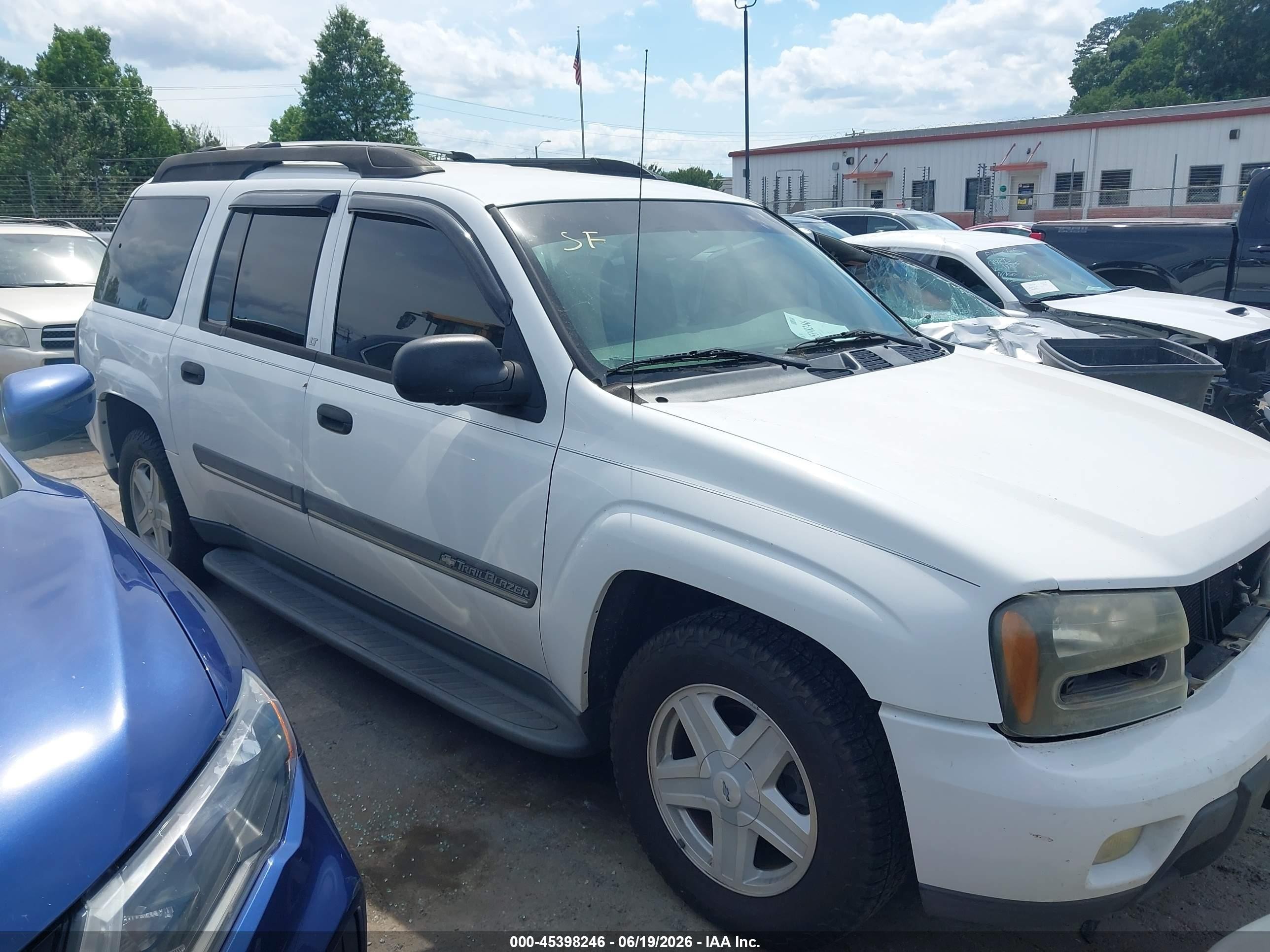 2002 Chevrolet Trailblazer Ext Lt White vin: 1GNET16S726101846
