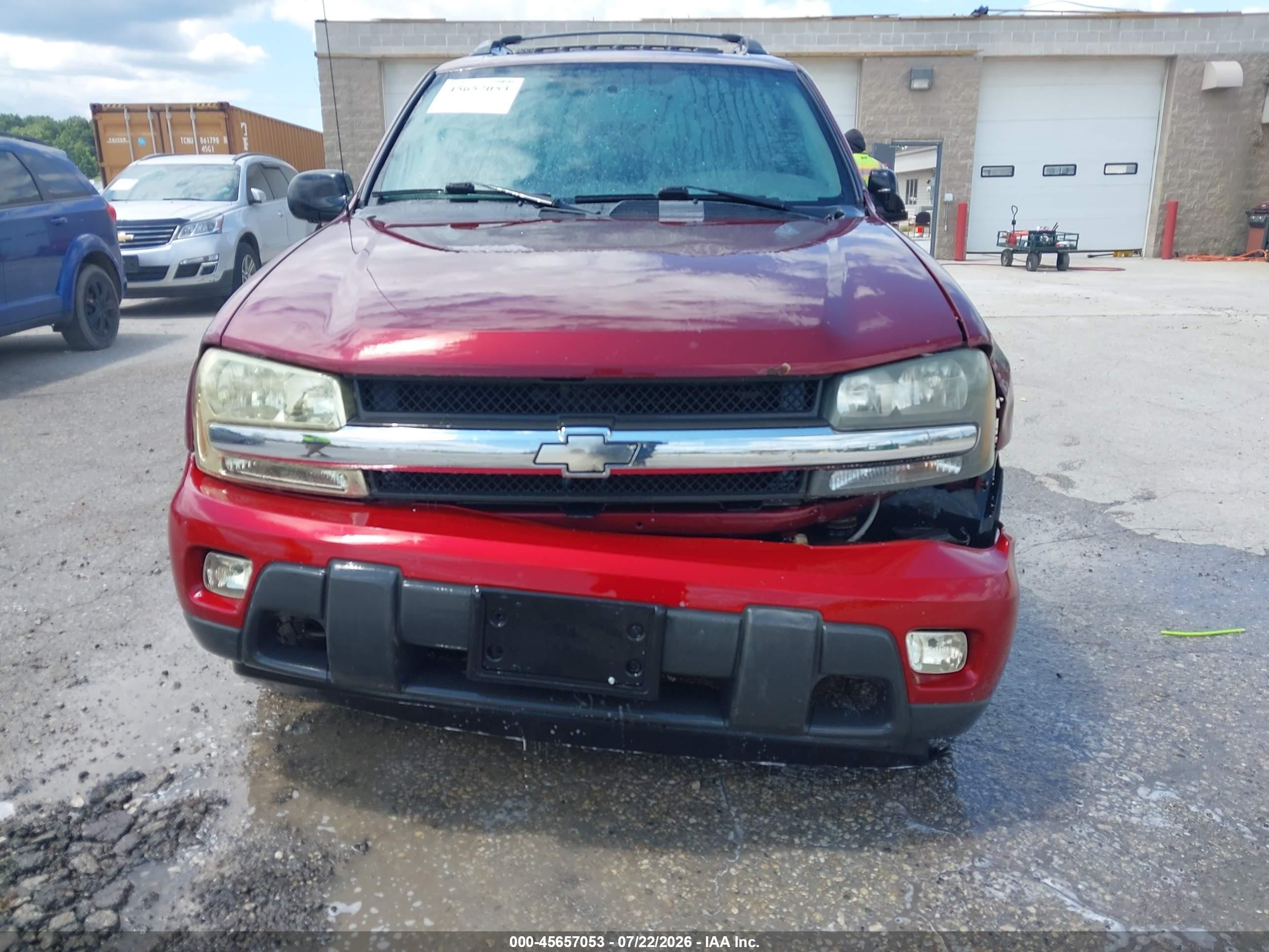 2004 Chevrolet Trailblazer Ext Ls Burgundy vin: 1GNET16S746236036