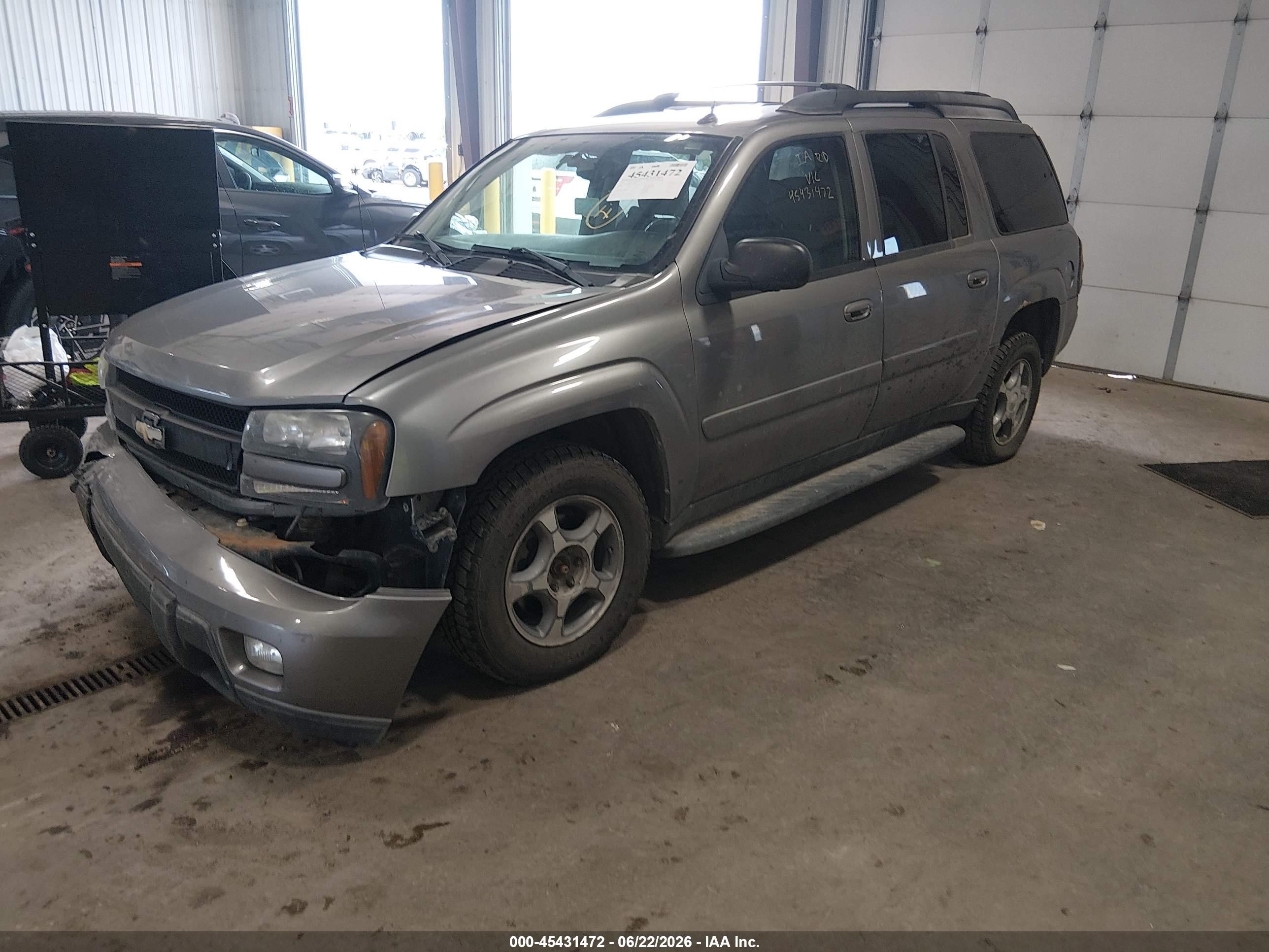 2005 Chevrolet Trailblazer Ext Lt Silver vin: 1GNET16S756198406