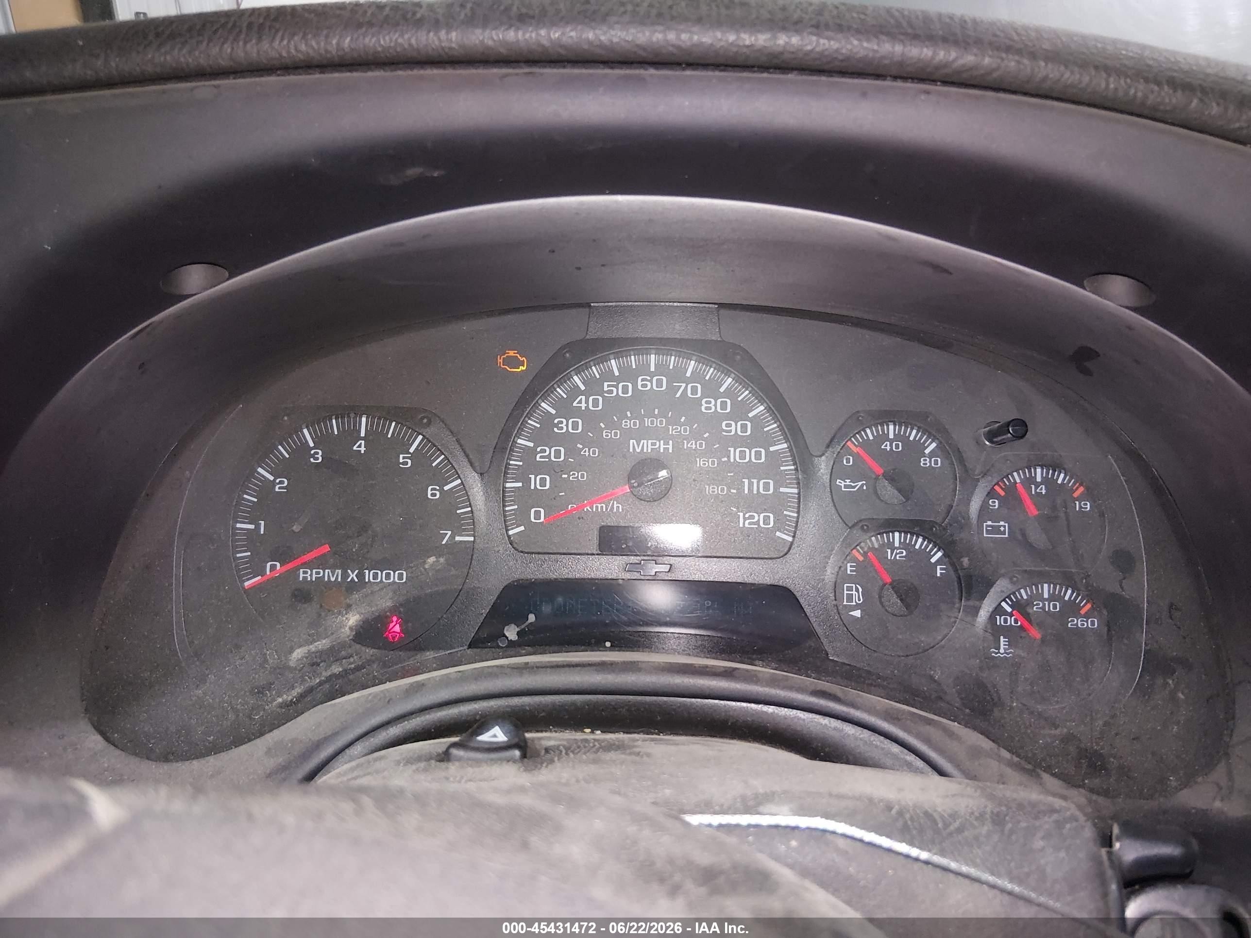 2005 Chevrolet Trailblazer Ext Lt Silver vin: 1GNET16S756198406
