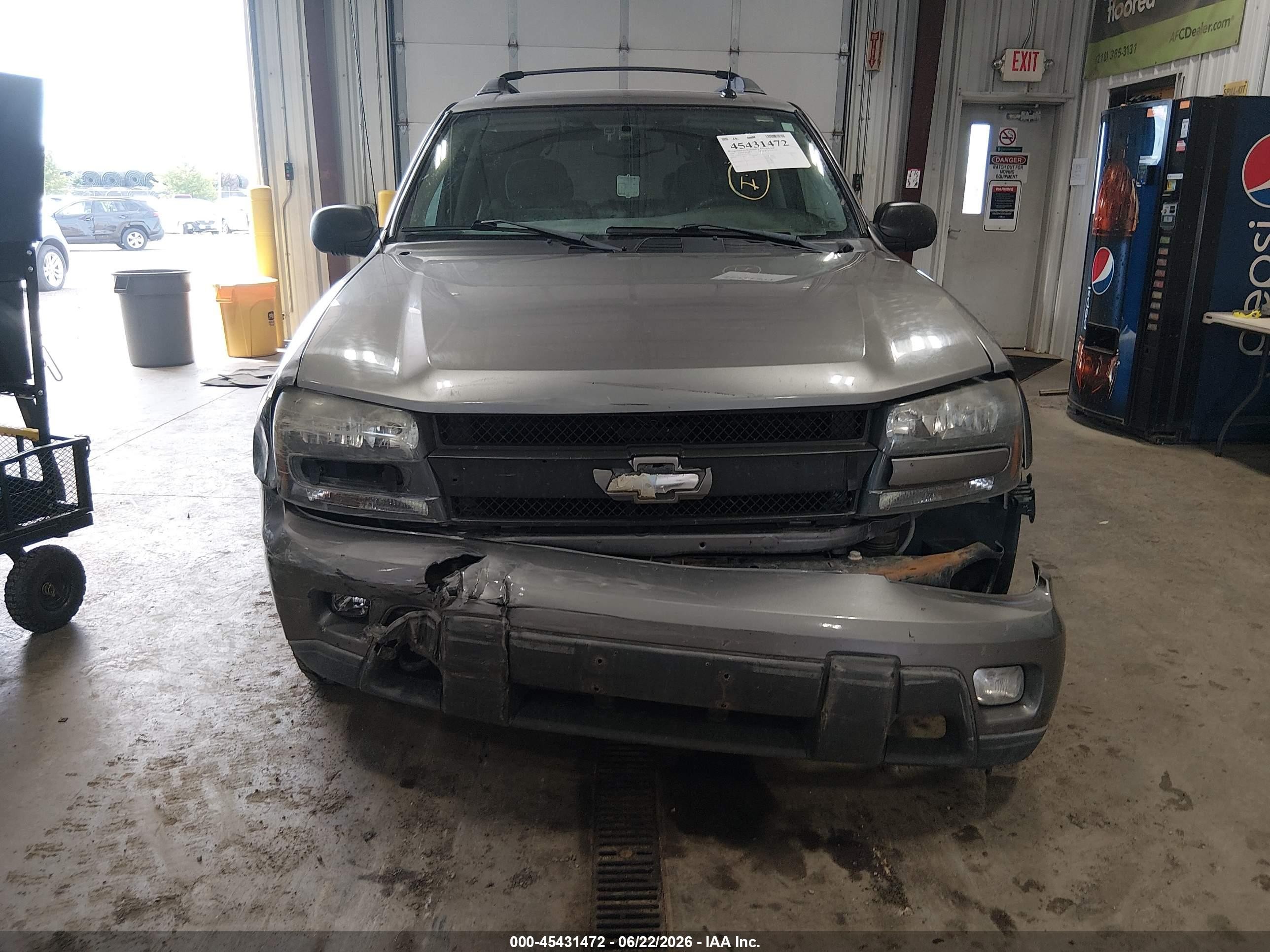 2005 Chevrolet Trailblazer Ext Lt Silver vin: 1GNET16S756198406