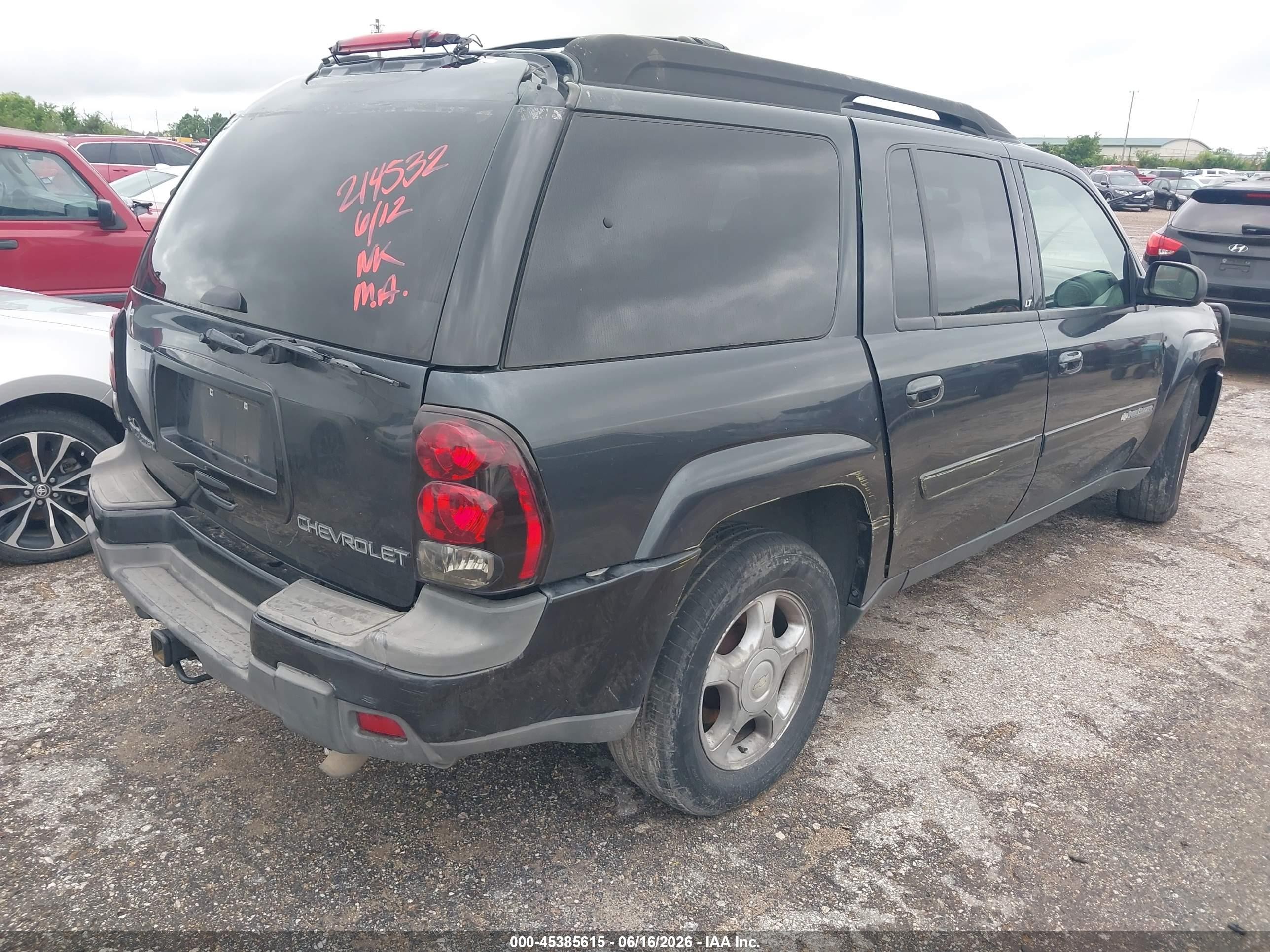 2004 Chevrolet Trailblazer Ext Lt Gray vin: 1GNET16S846214532