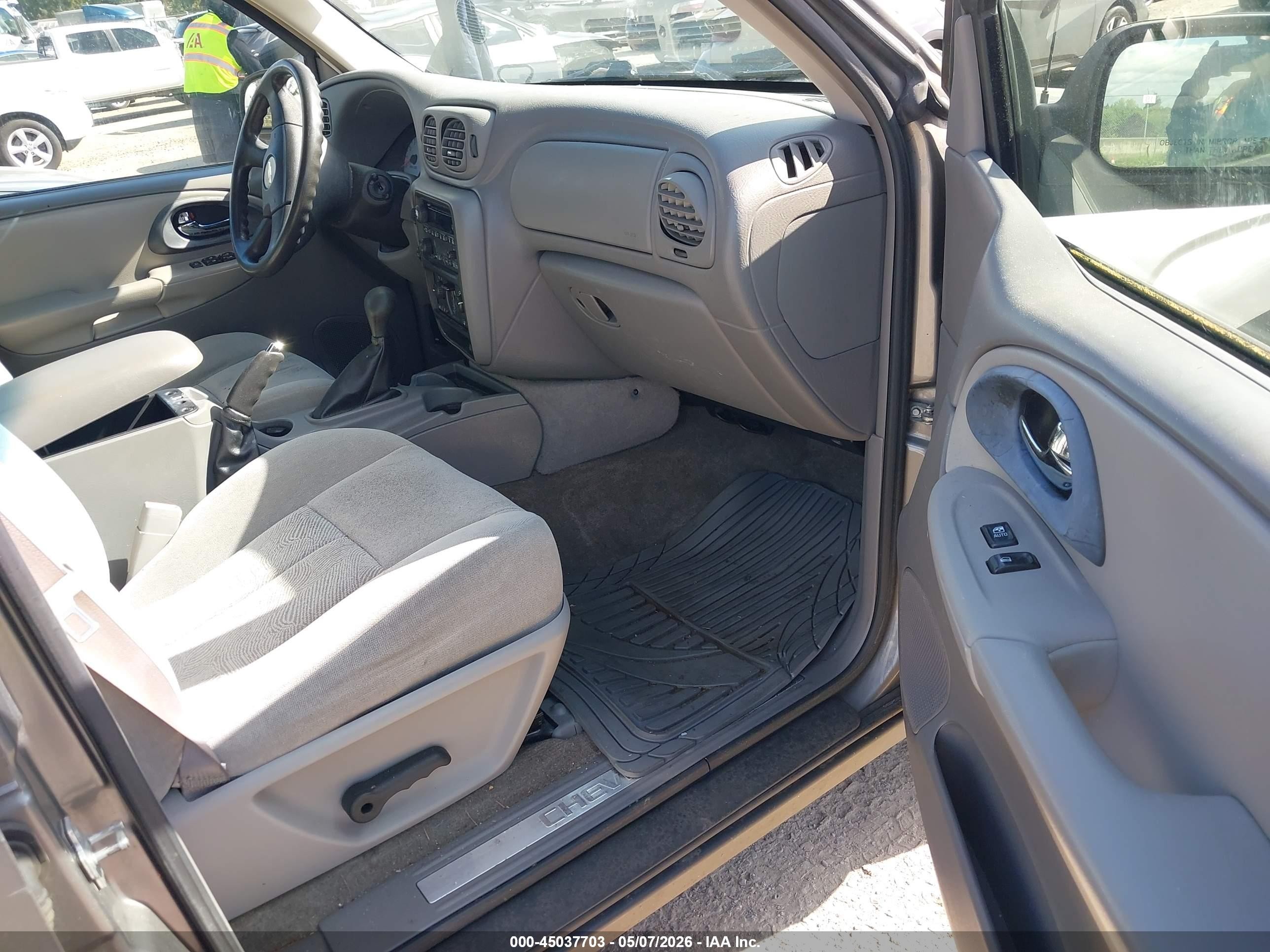 2005 Chevrolet Trailblazer Ext Ls Gray vin: 1GNET16S856111046