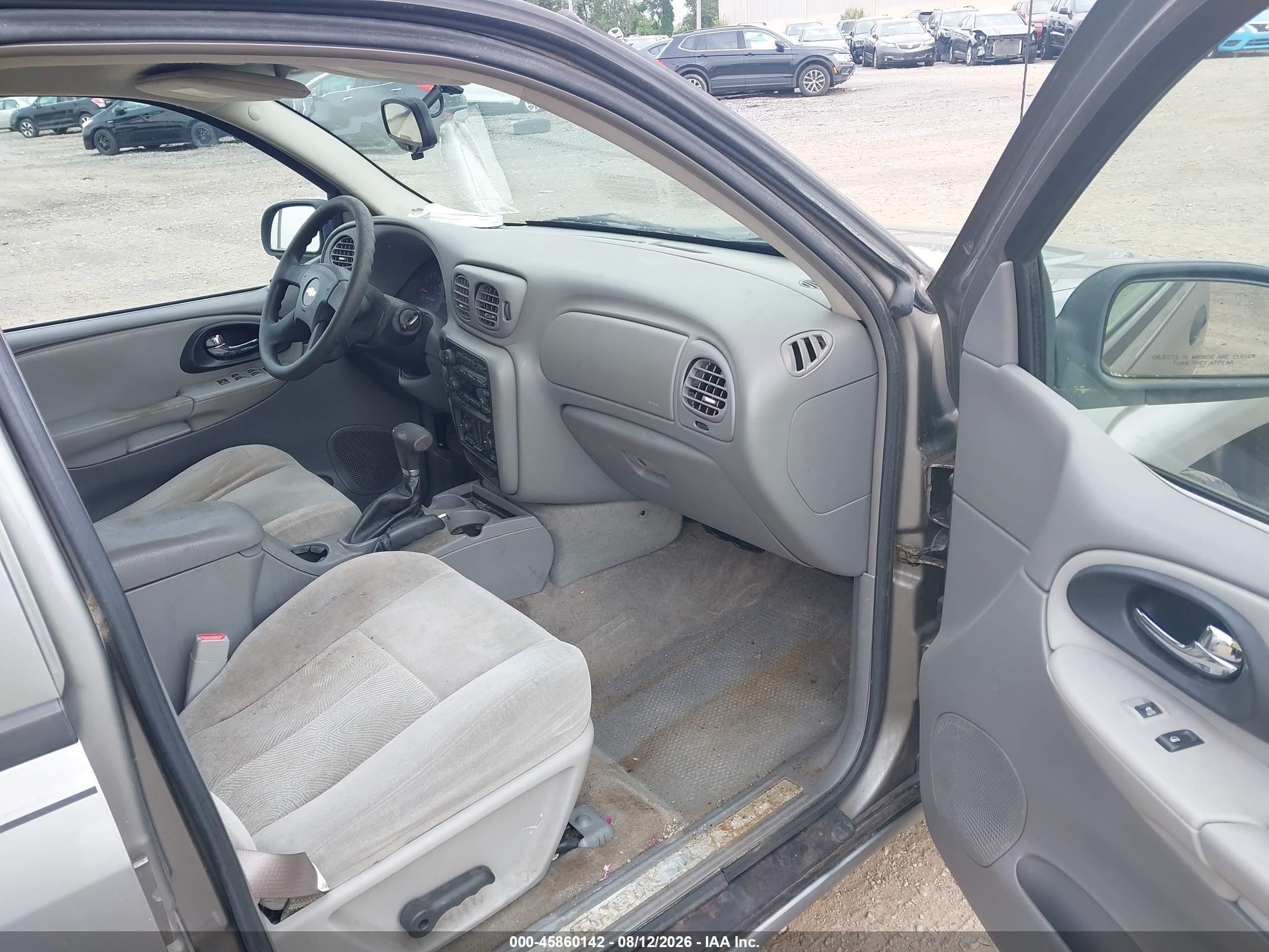 2006 Chevrolet Trailblazer Ext Ls Gray vin: 1GNET16S866166680