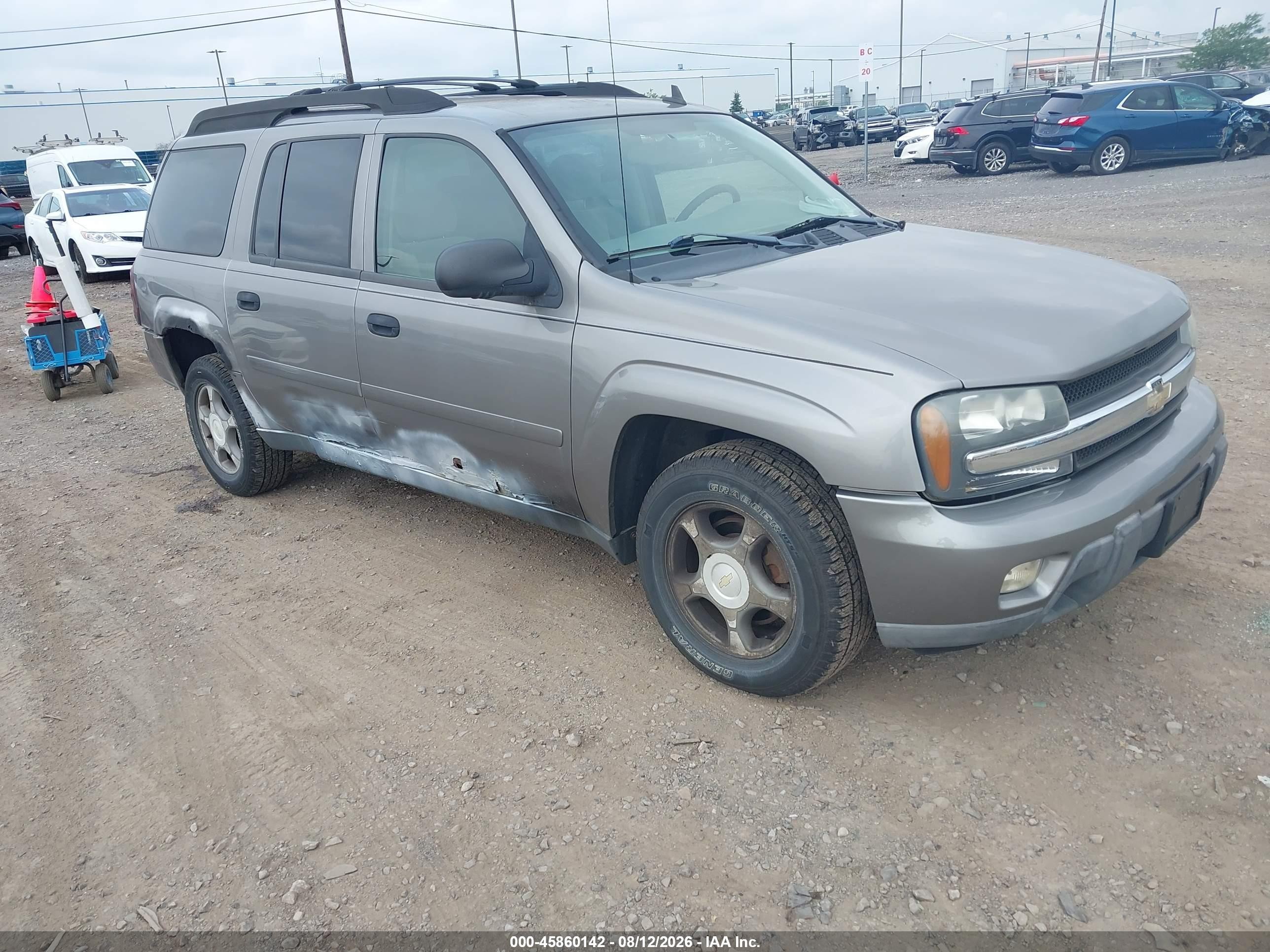 2006 Chevrolet Trailblazer Ext Ls Gray vin: 1GNET16S866166680
