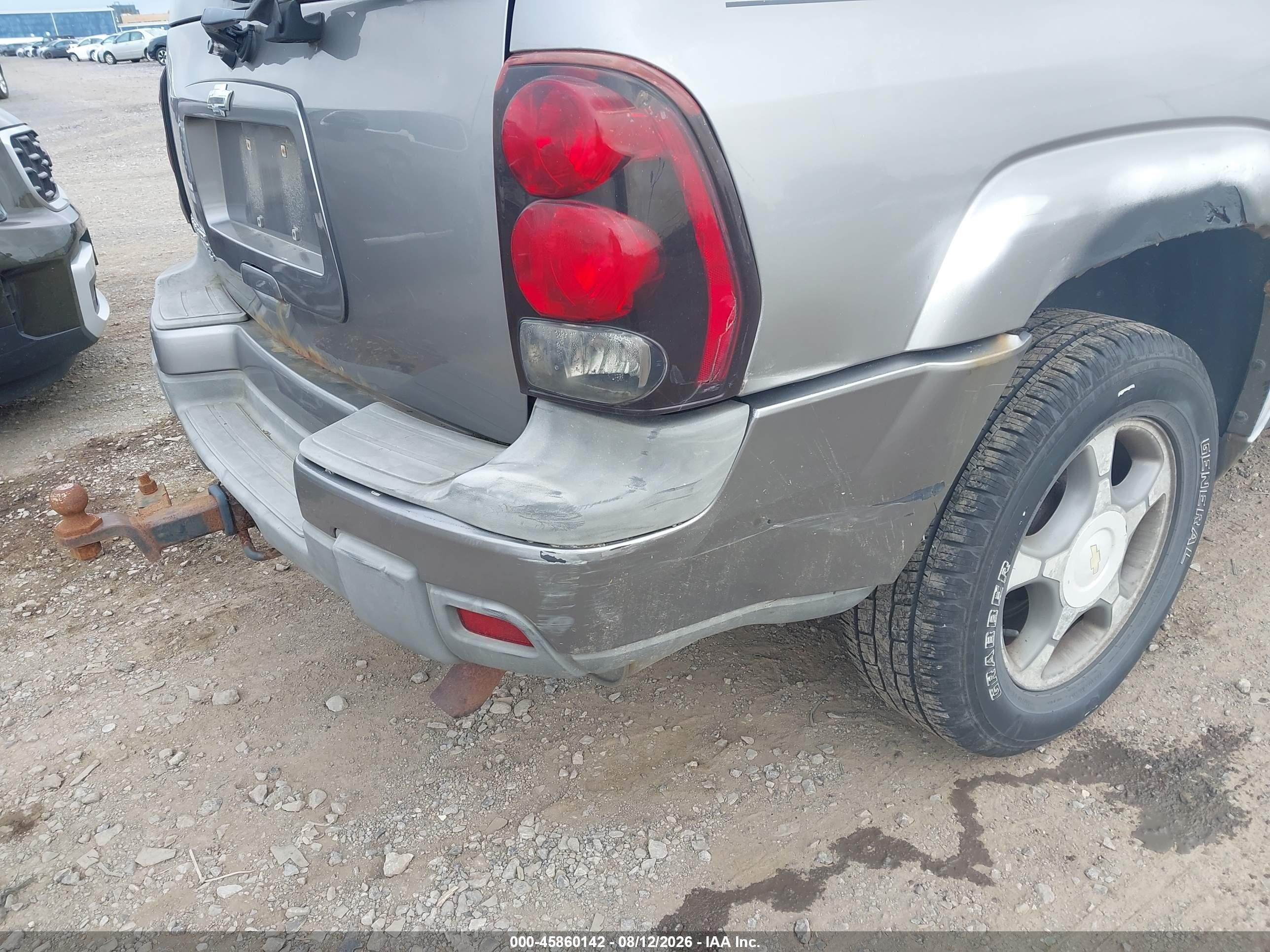 2006 Chevrolet Trailblazer Ext Ls Gray vin: 1GNET16S866166680