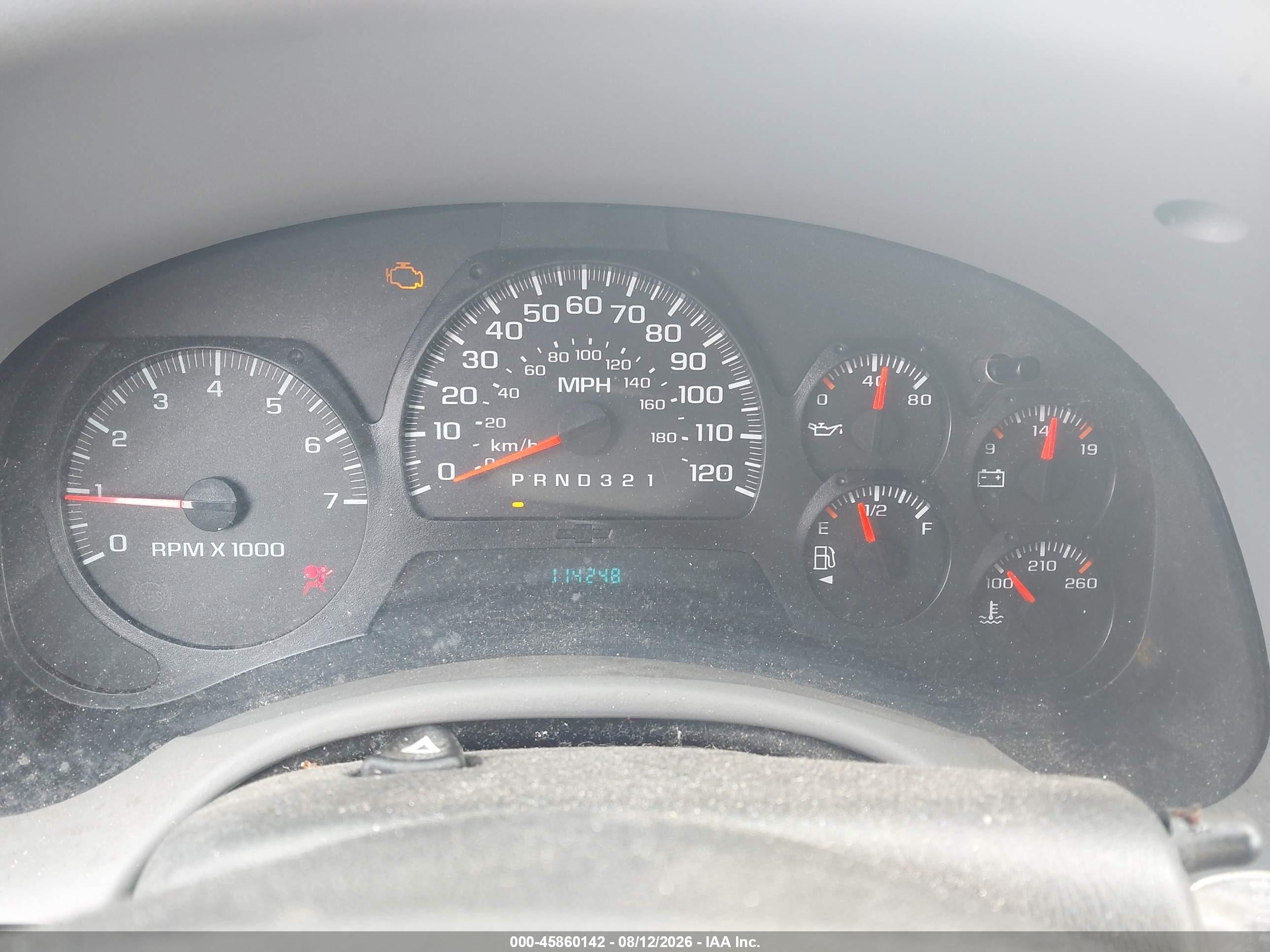 2006 Chevrolet Trailblazer Ext Ls Gray vin: 1GNET16S866166680