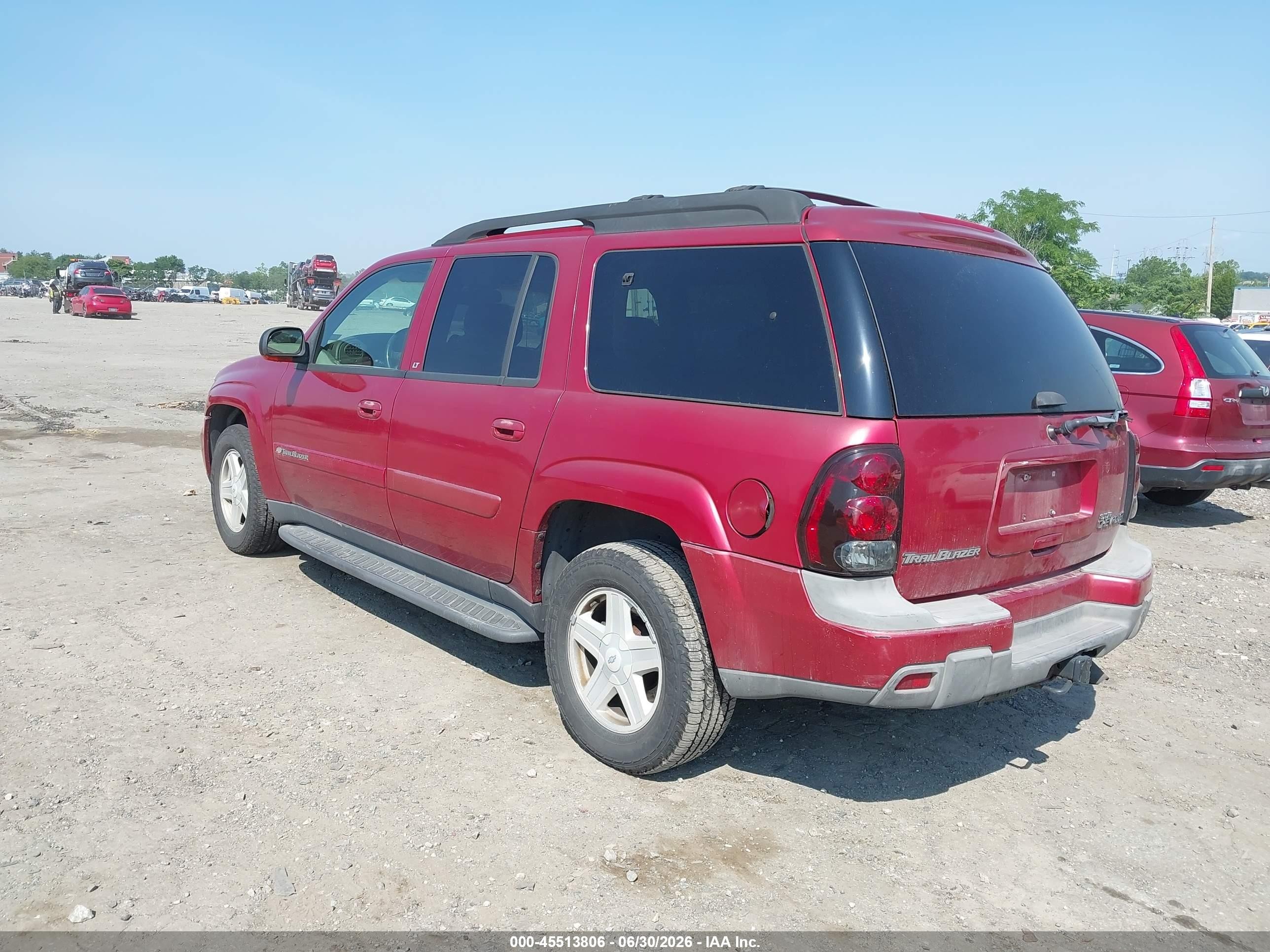 2003 Chevrolet Trailblazer Ext Lt Red vin: 1GNET16SX36160102