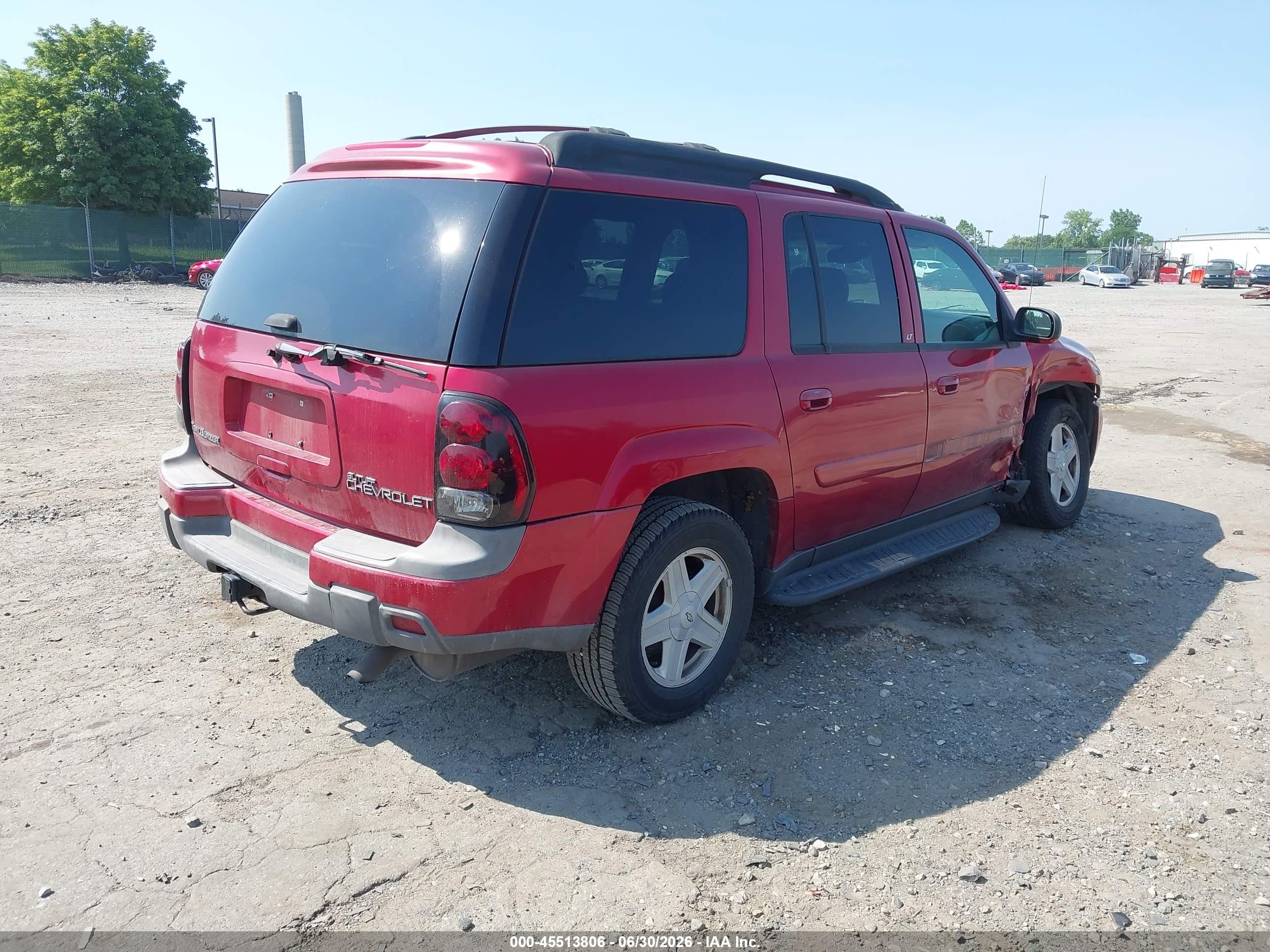 2003 Chevrolet Trailblazer Ext Lt Red vin: 1GNET16SX36160102