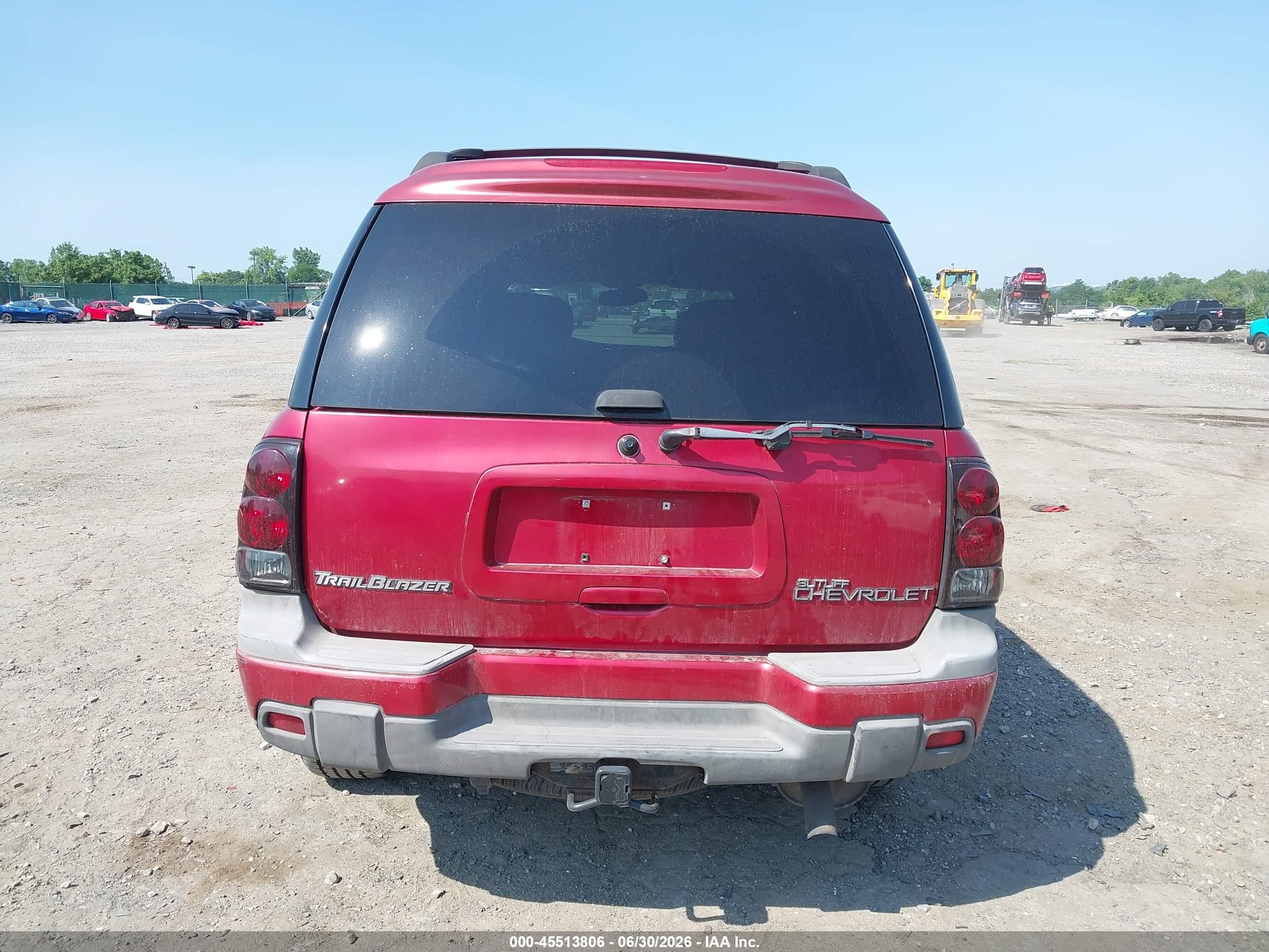 2003 Chevrolet Trailblazer Ext Lt Red vin: 1GNET16SX36160102