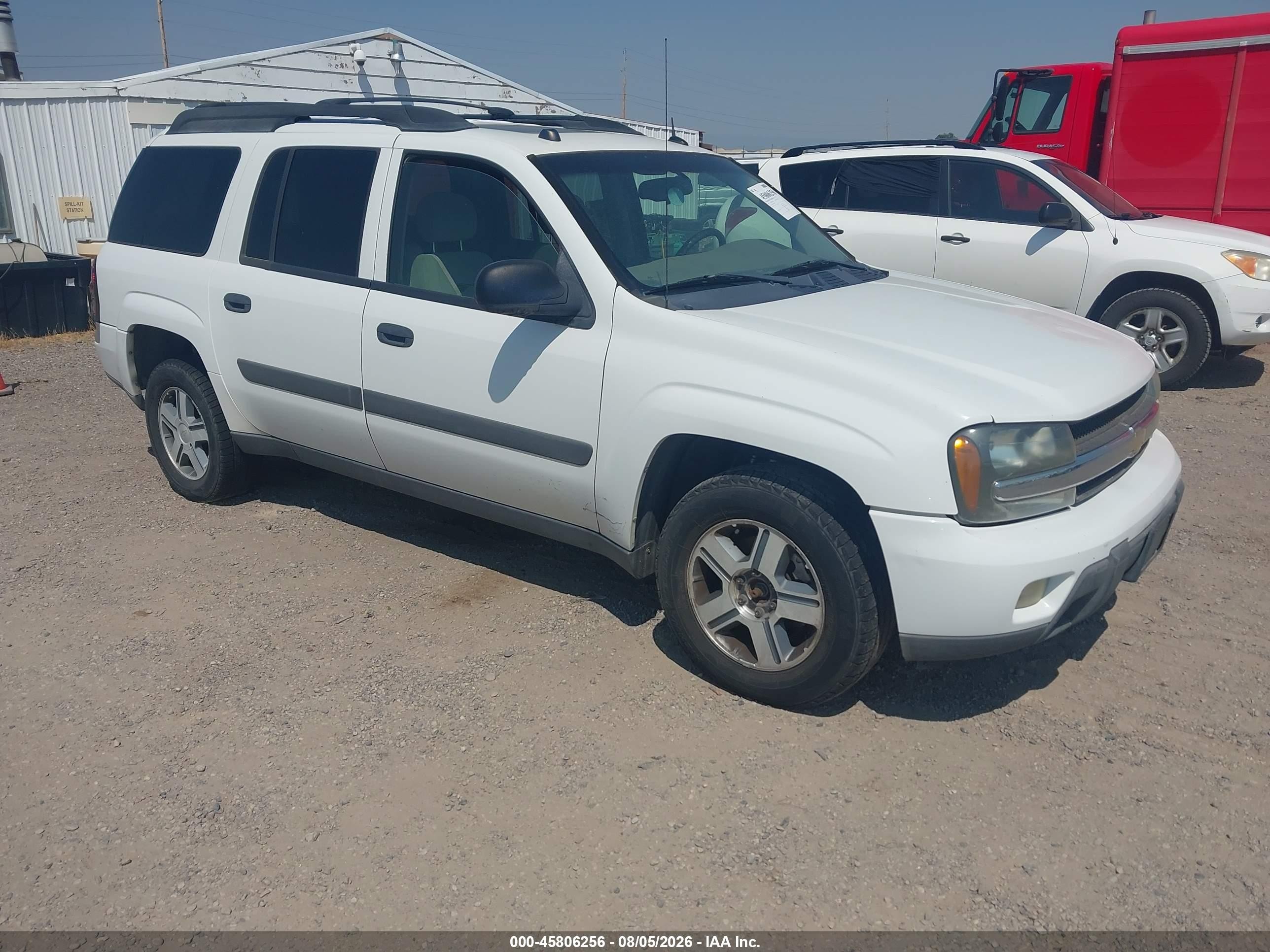 2005 Chevrolet Trailblazer Ext Ls White vin: 1GNET16SX56129998