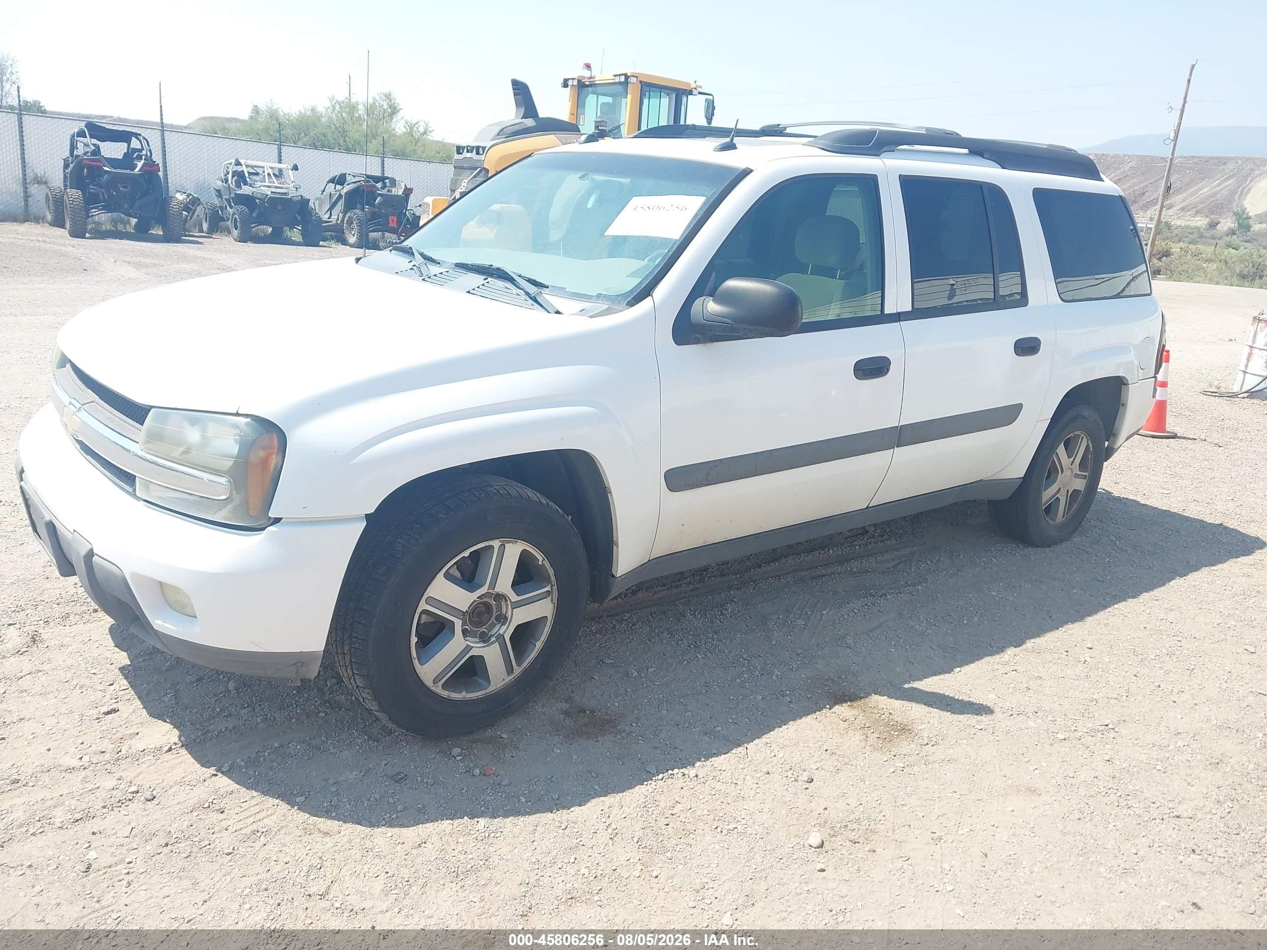 2005 Chevrolet Trailblazer Ext Ls White vin: 1GNET16SX56129998