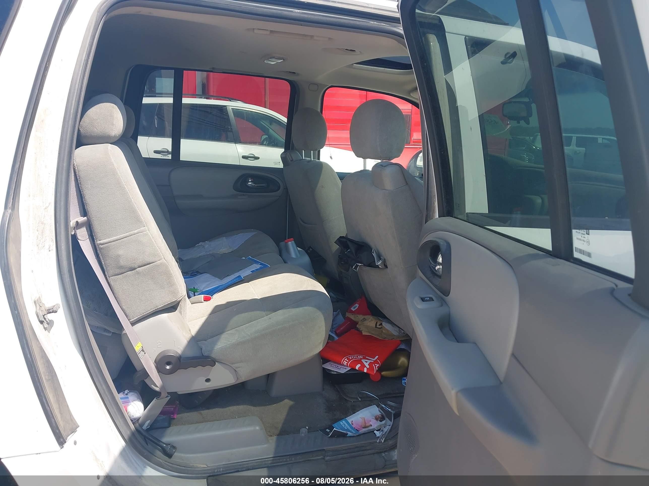 2005 Chevrolet Trailblazer Ext Ls White vin: 1GNET16SX56129998