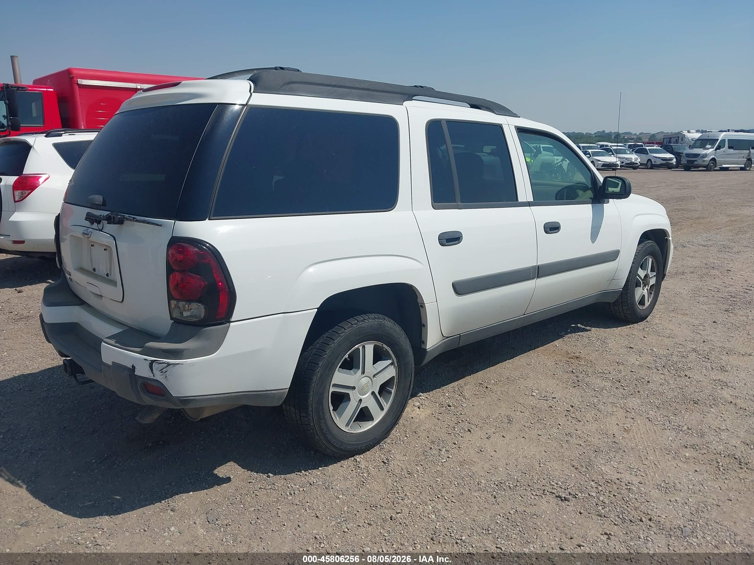 2005 Chevrolet Trailblazer Ext Ls White vin: 1GNET16SX56129998