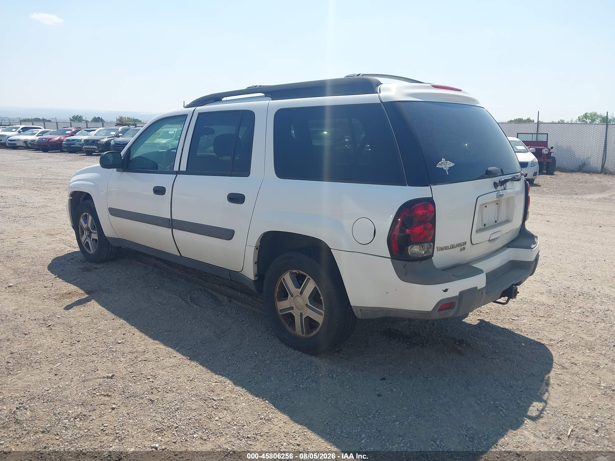 2005 Chevrolet Trailblazer Ext Ls White vin: 1GNET16SX56129998