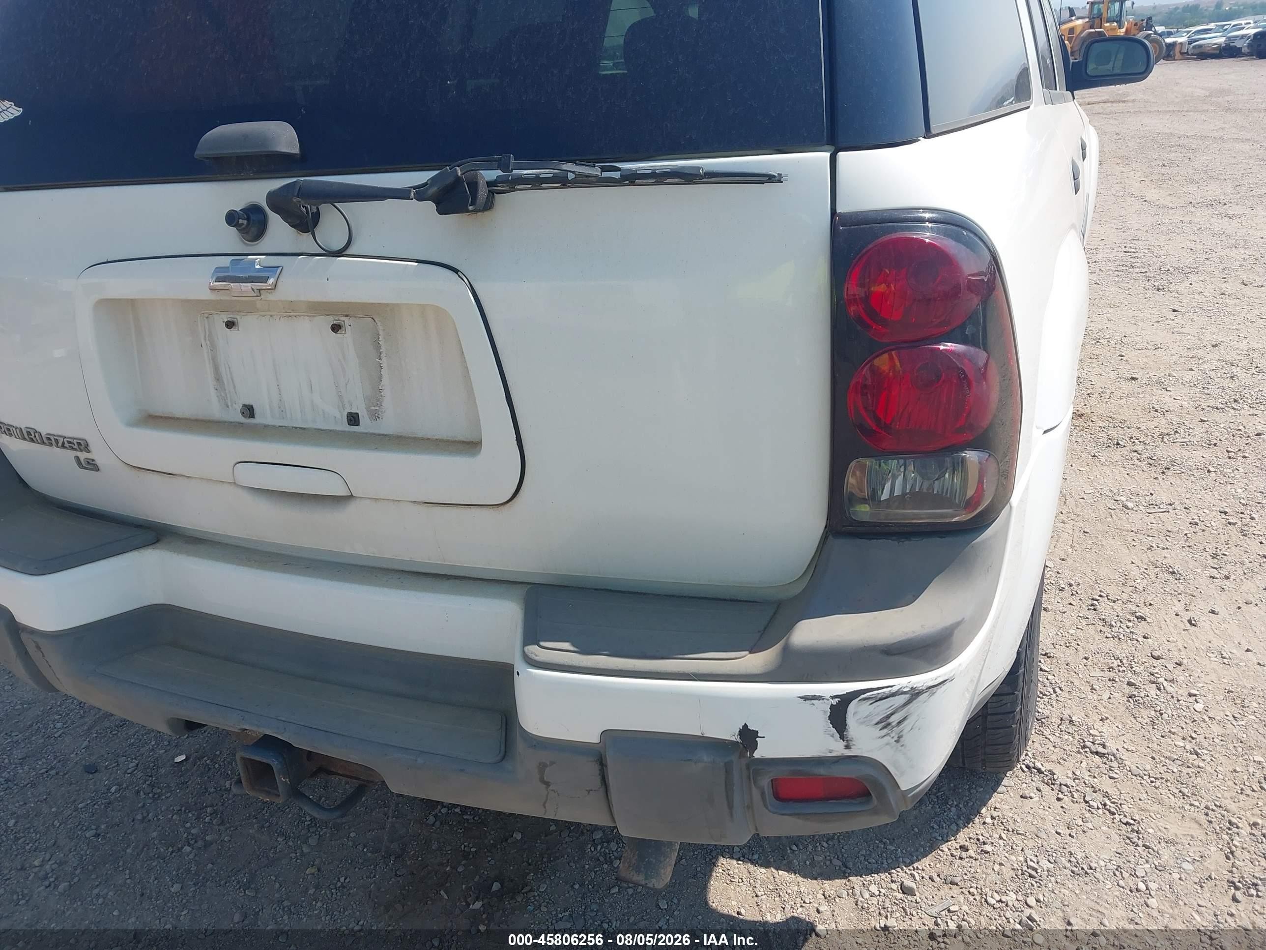 2005 Chevrolet Trailblazer Ext Ls White vin: 1GNET16SX56129998