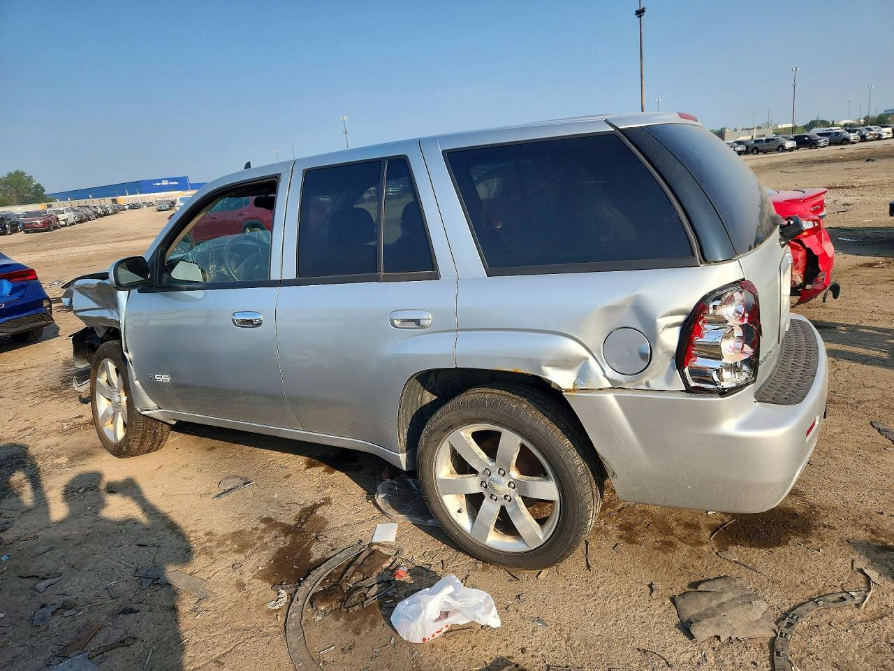 2009 Chevrolet Trailblazer Ss Серебряный vin: 1GNET53H892129057