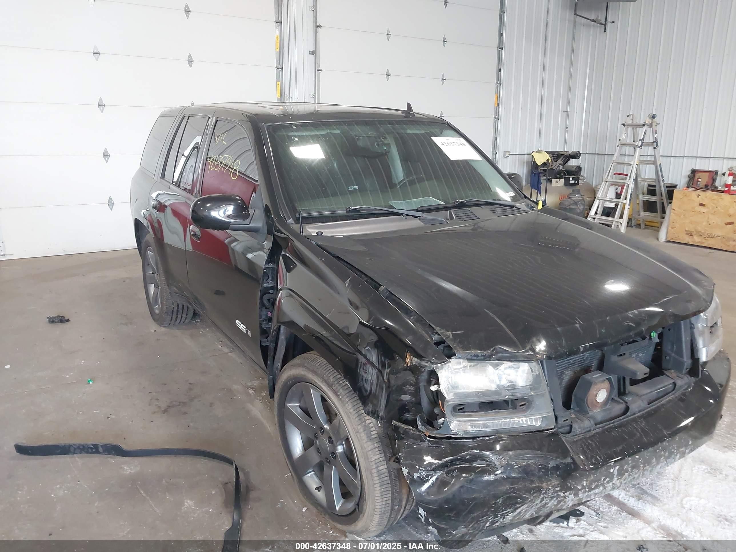 2009 Chevrolet Trailblazer Ss Black vin: 1GNET53H992131335